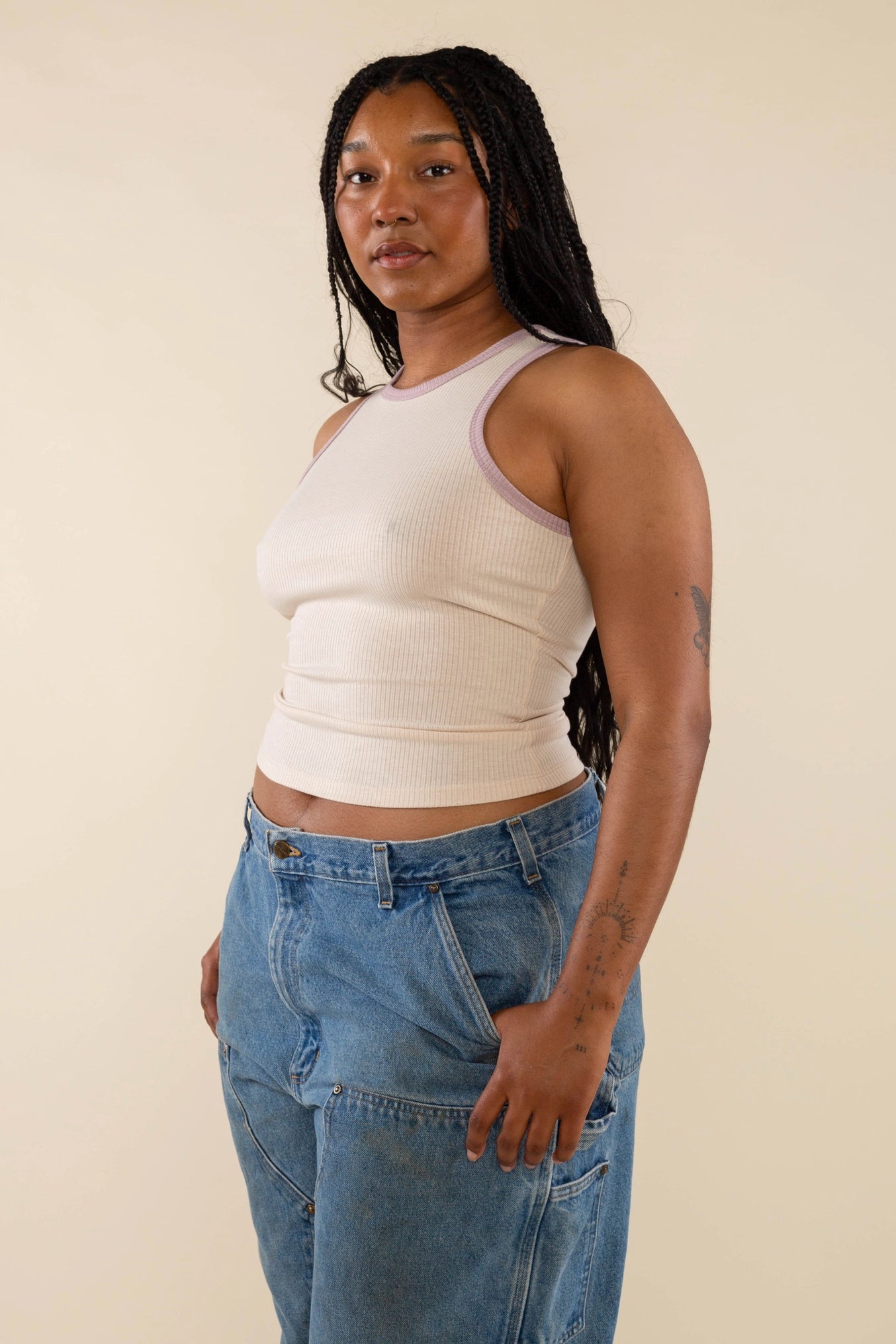 Melly Contrast Tank