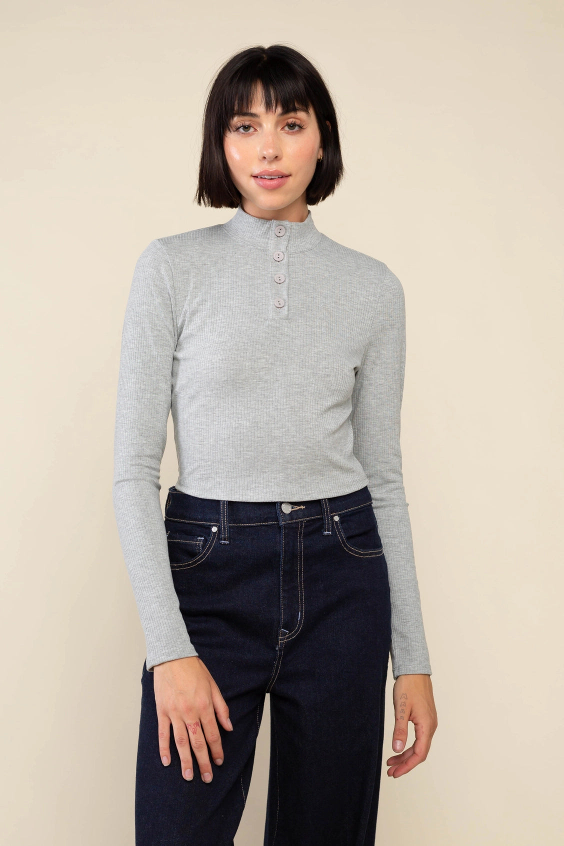 Henley Long Sleeve Tee