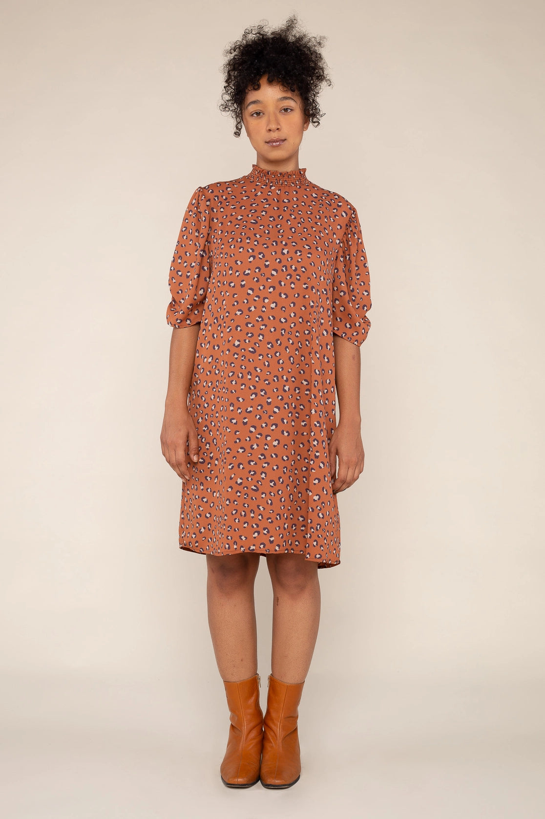 Cheetah Woven Dress