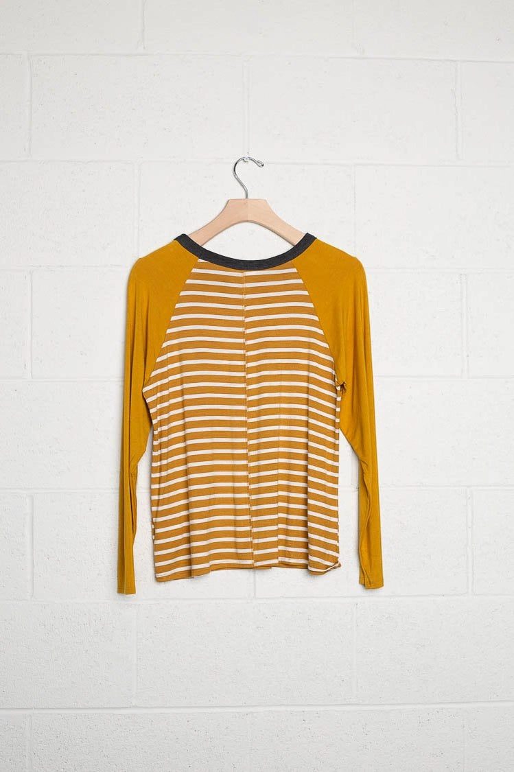 Striped Basic Long Sleeve