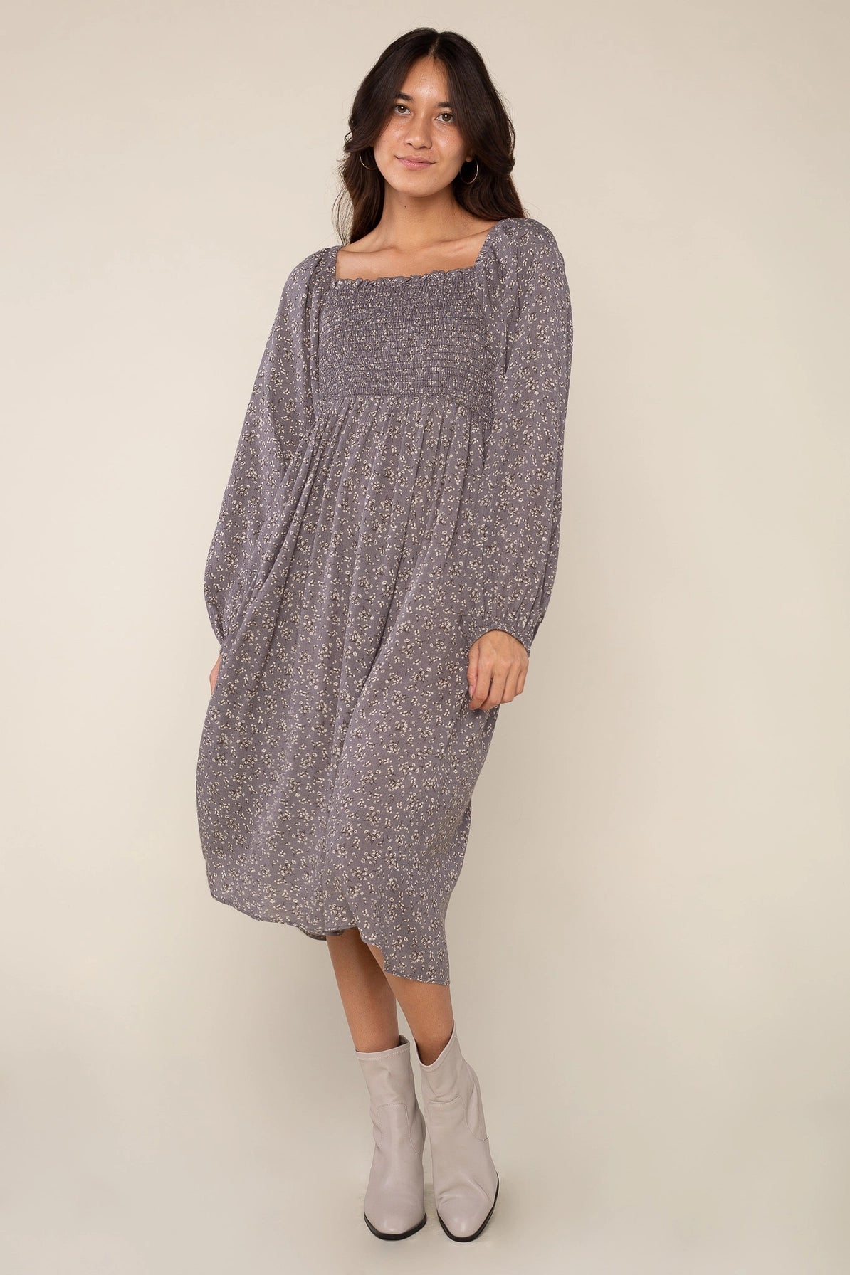 Dot Print Dress