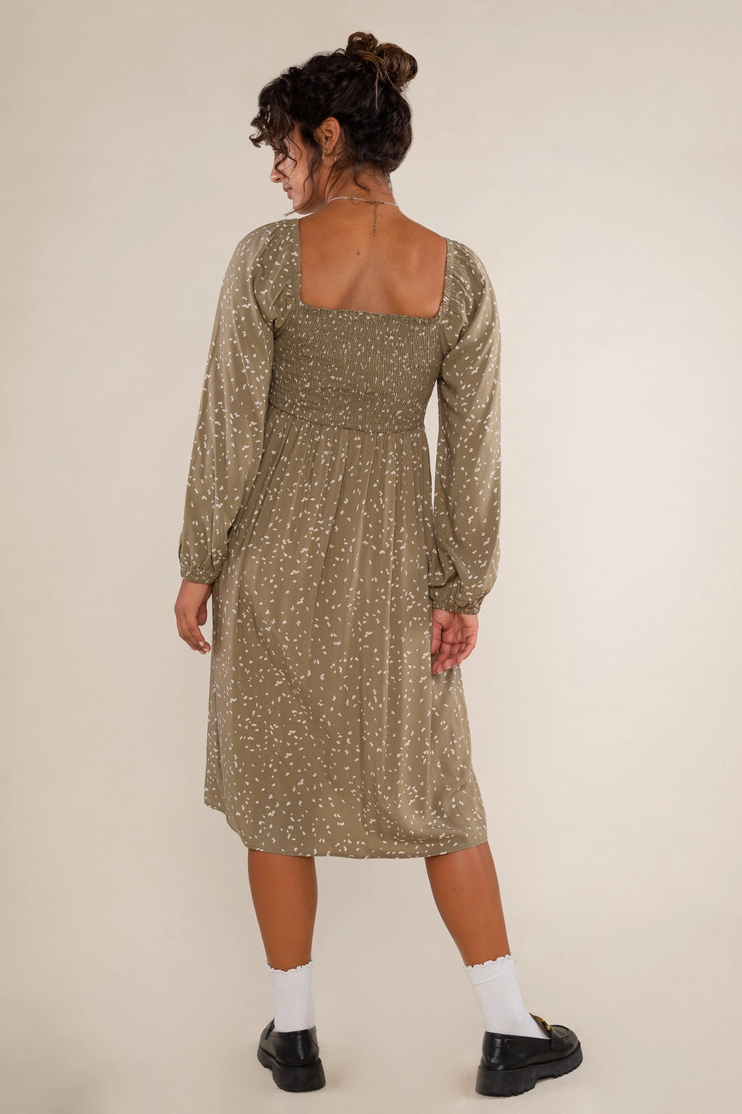 Dot Print Dress