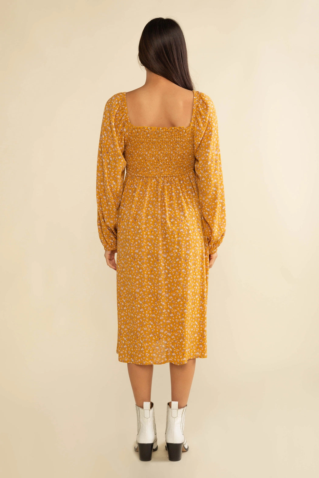 Ditsy Floral Print Dress