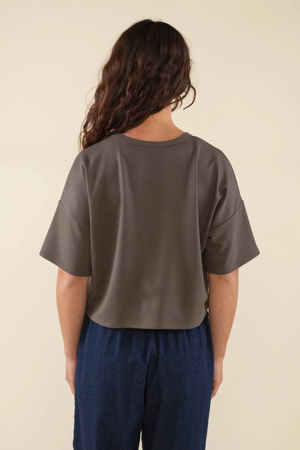 Cropped Luxe Tee