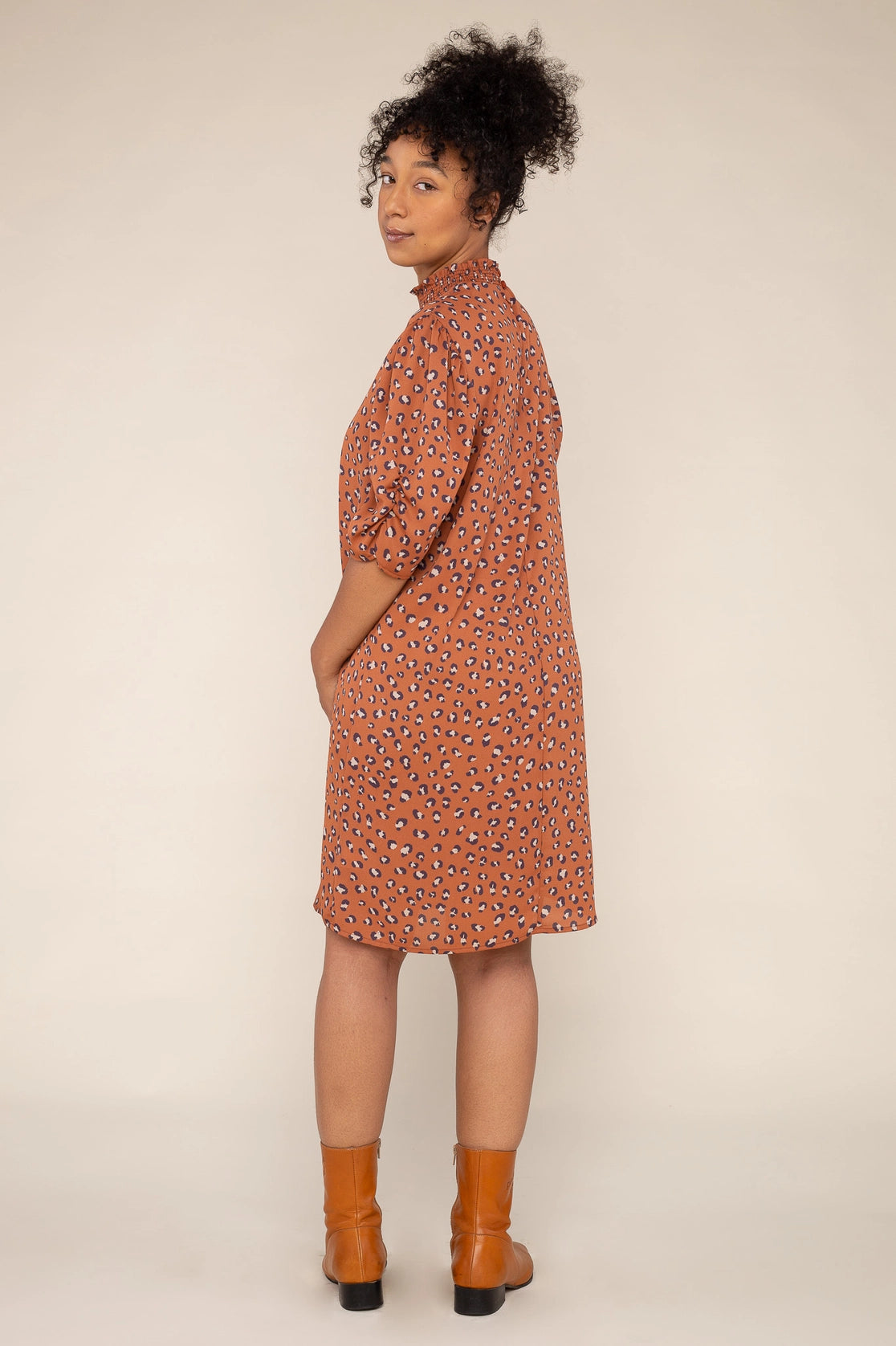 Cheetah Woven Dress
