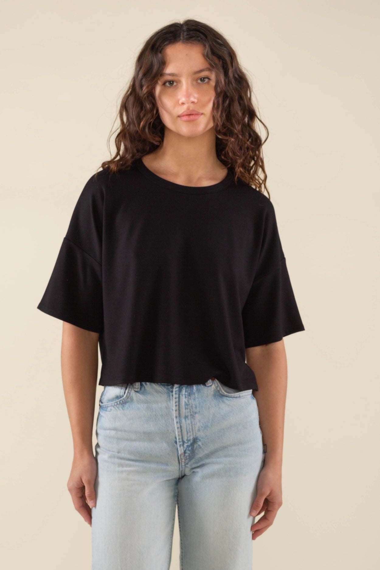 Cropped Luxe Tee