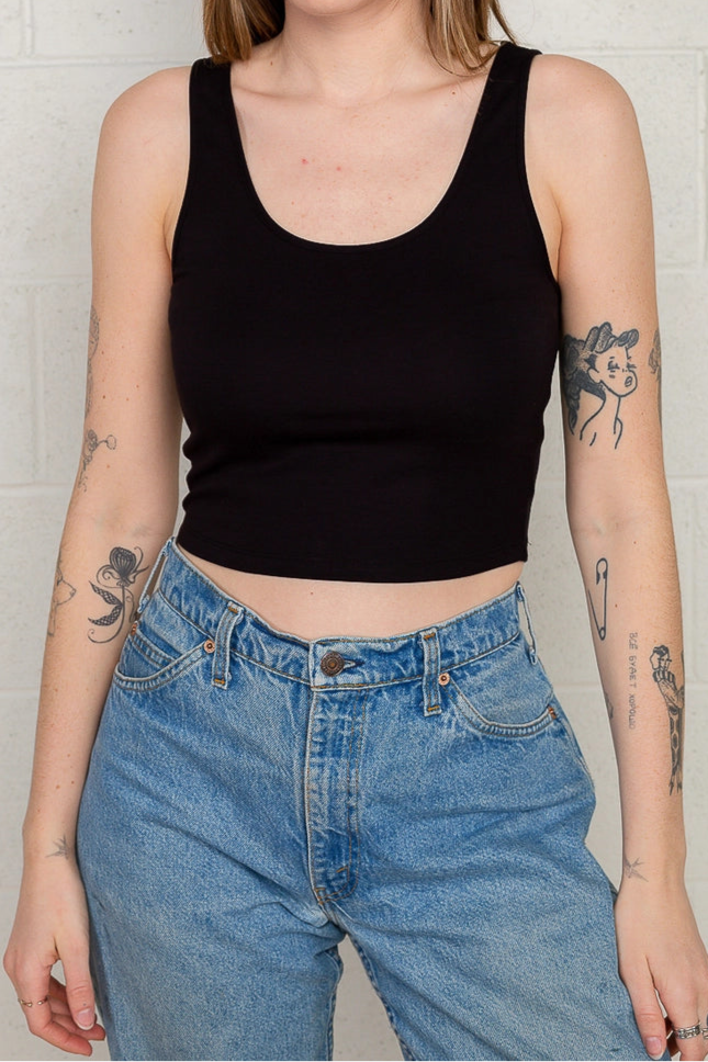 Cropped Basic Tank