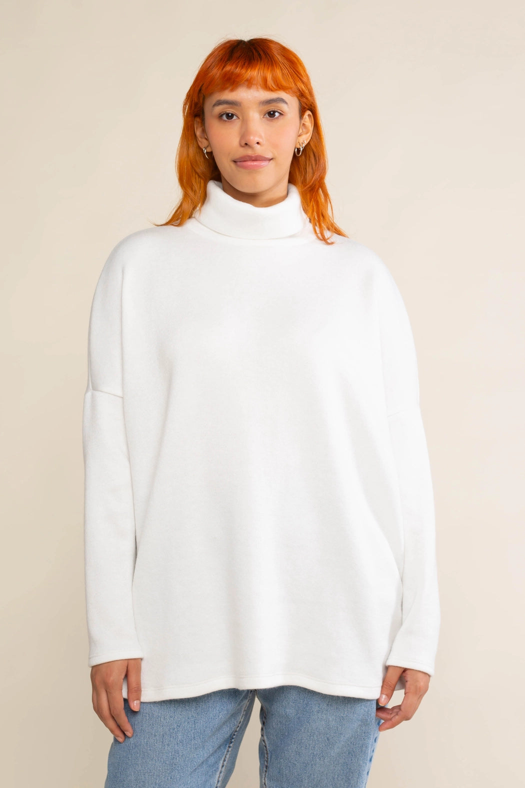 Heavy Knit Turtleneck Tunic