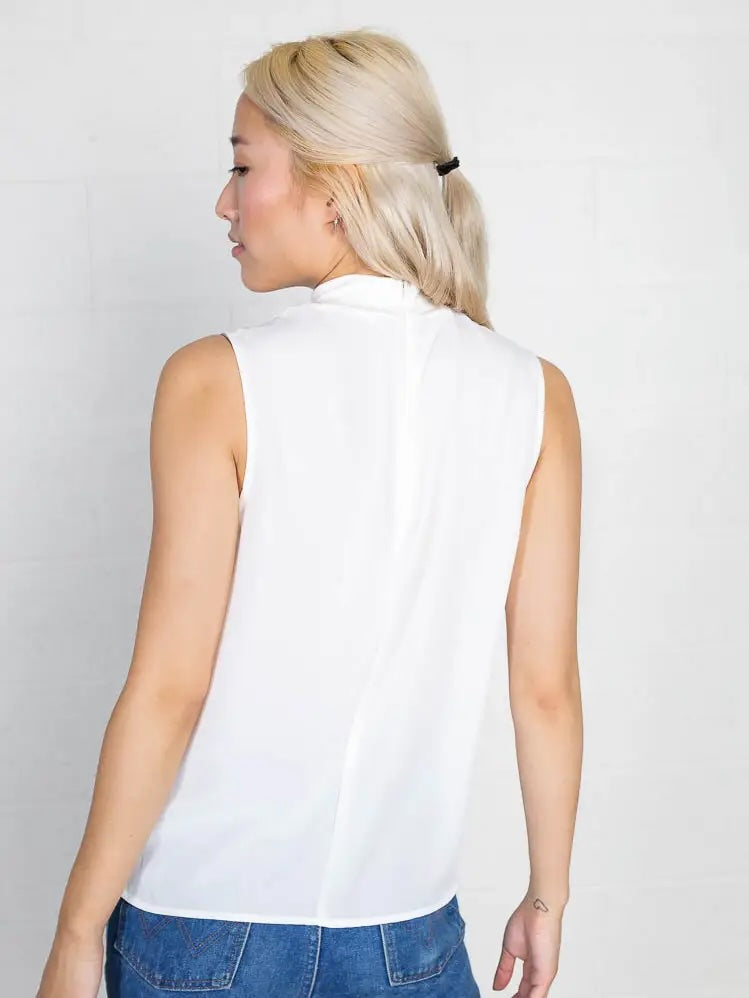 Woven Sleeveless Blouse