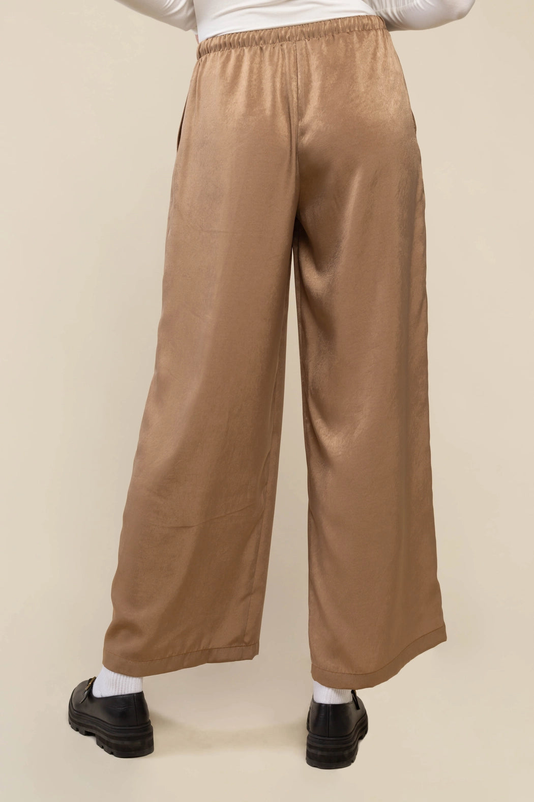 Satin Wide Leg Pant