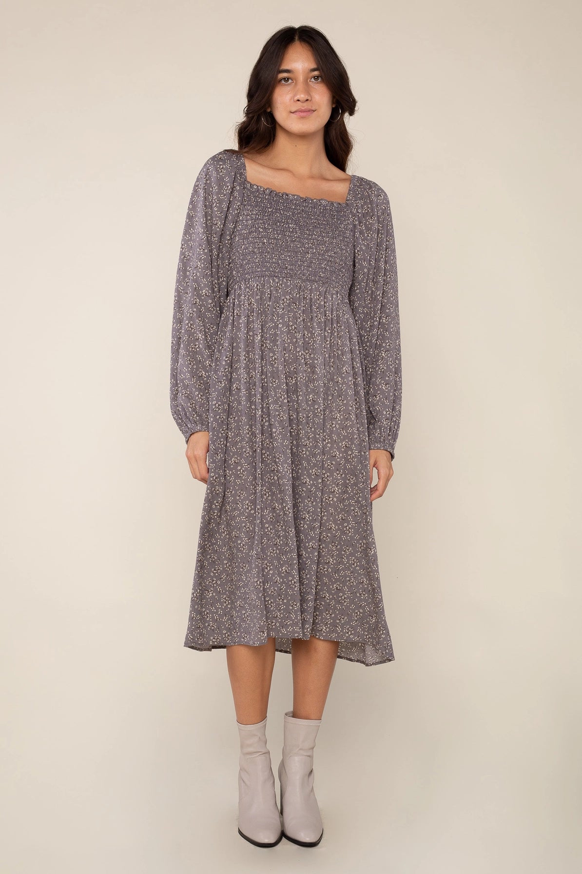 Dot Print Dress