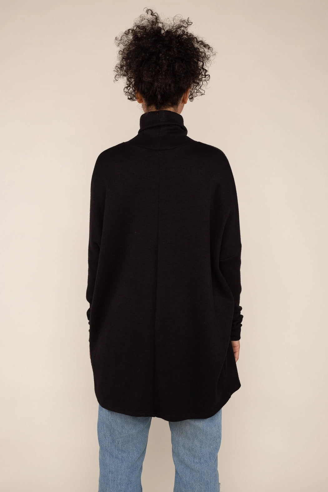 Heavy Knit Turtleneck Tunic