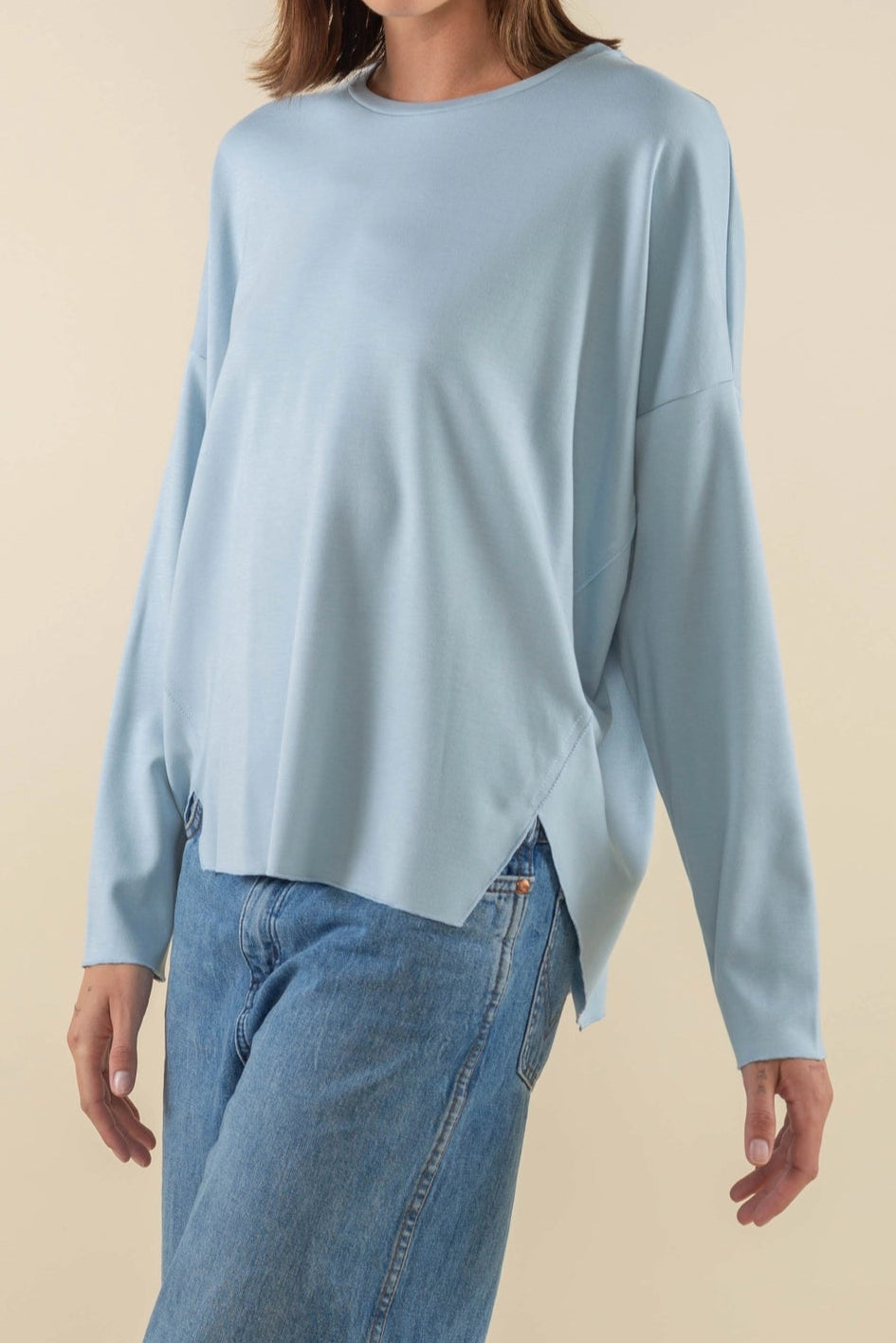 Boxy Ultra Luxe Long Sleeve Tee