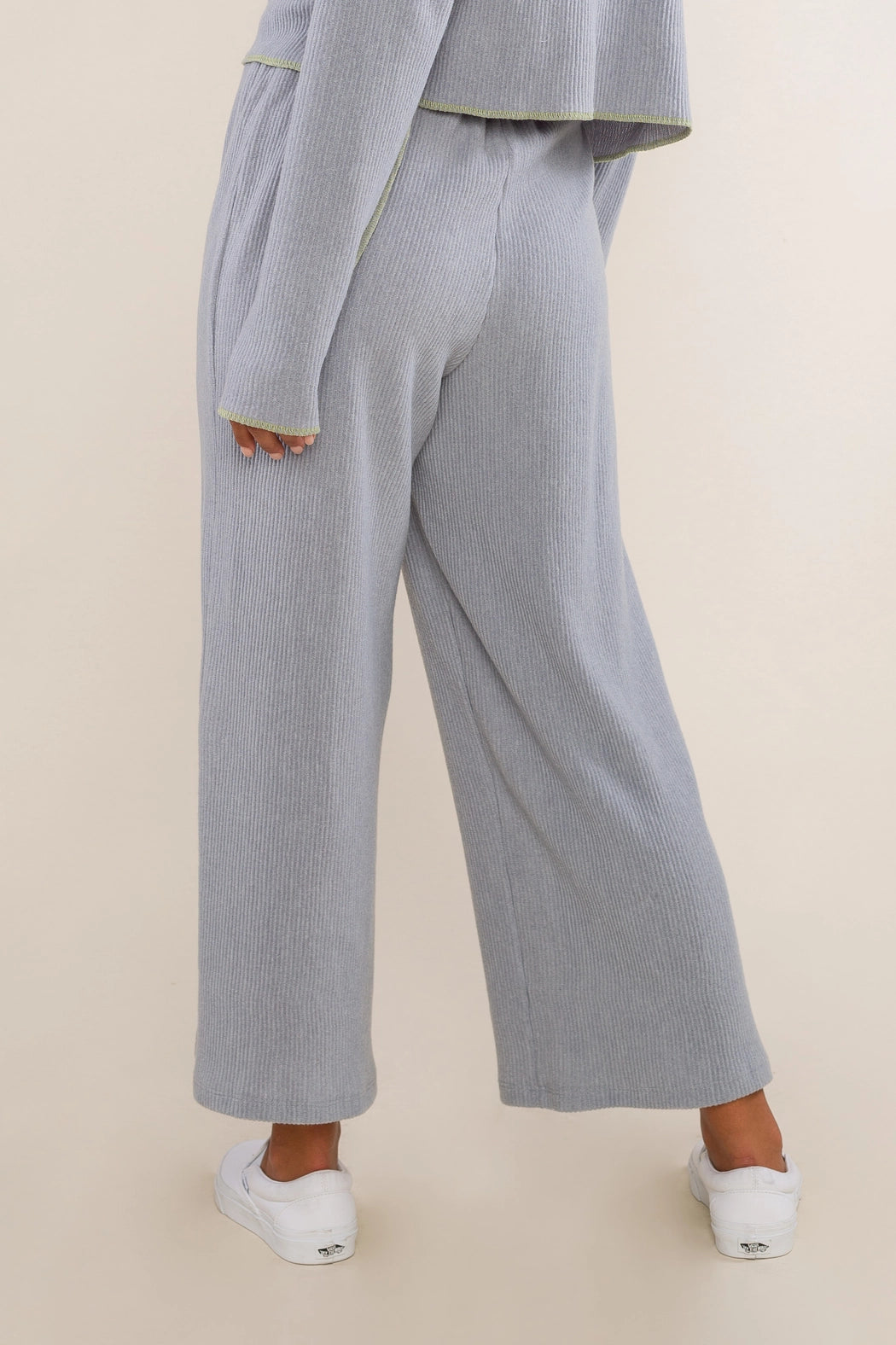 Pleated Knit Pant
