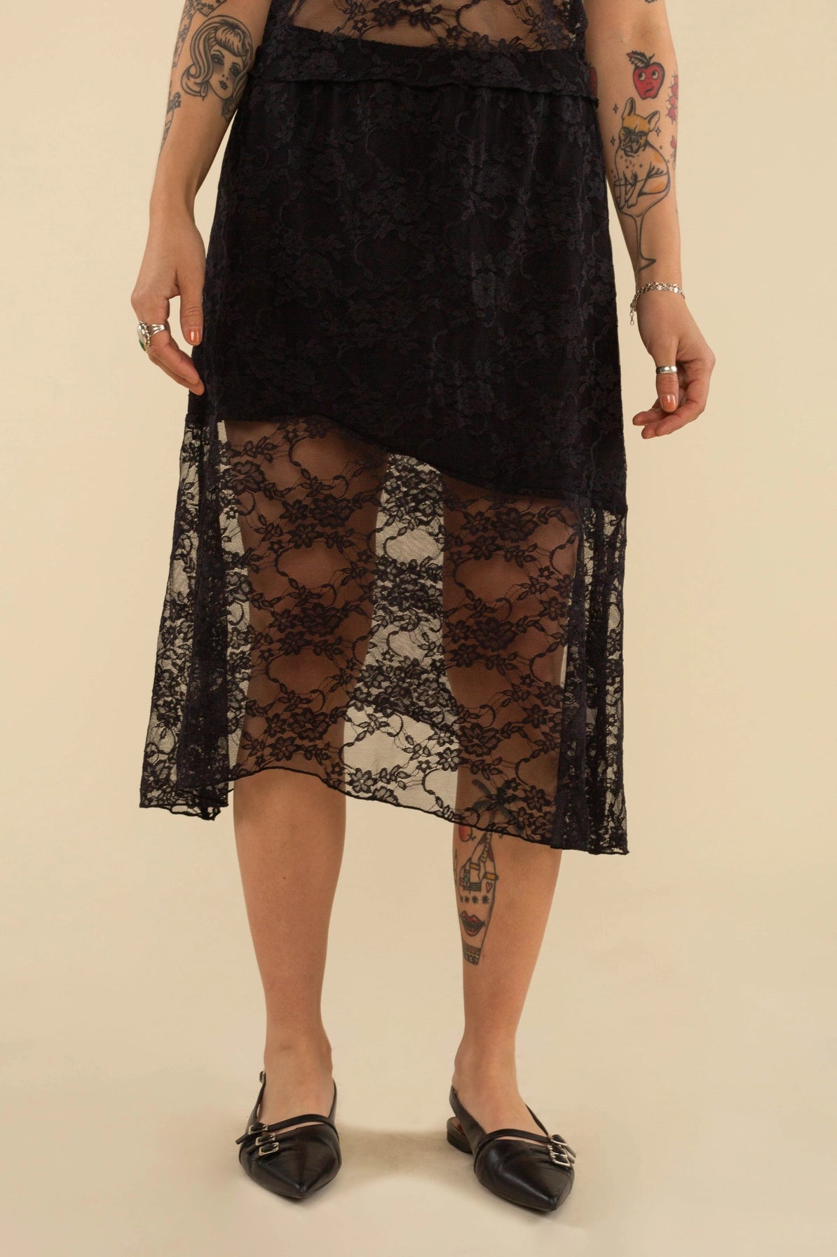 Lace Skirt w/ Lining