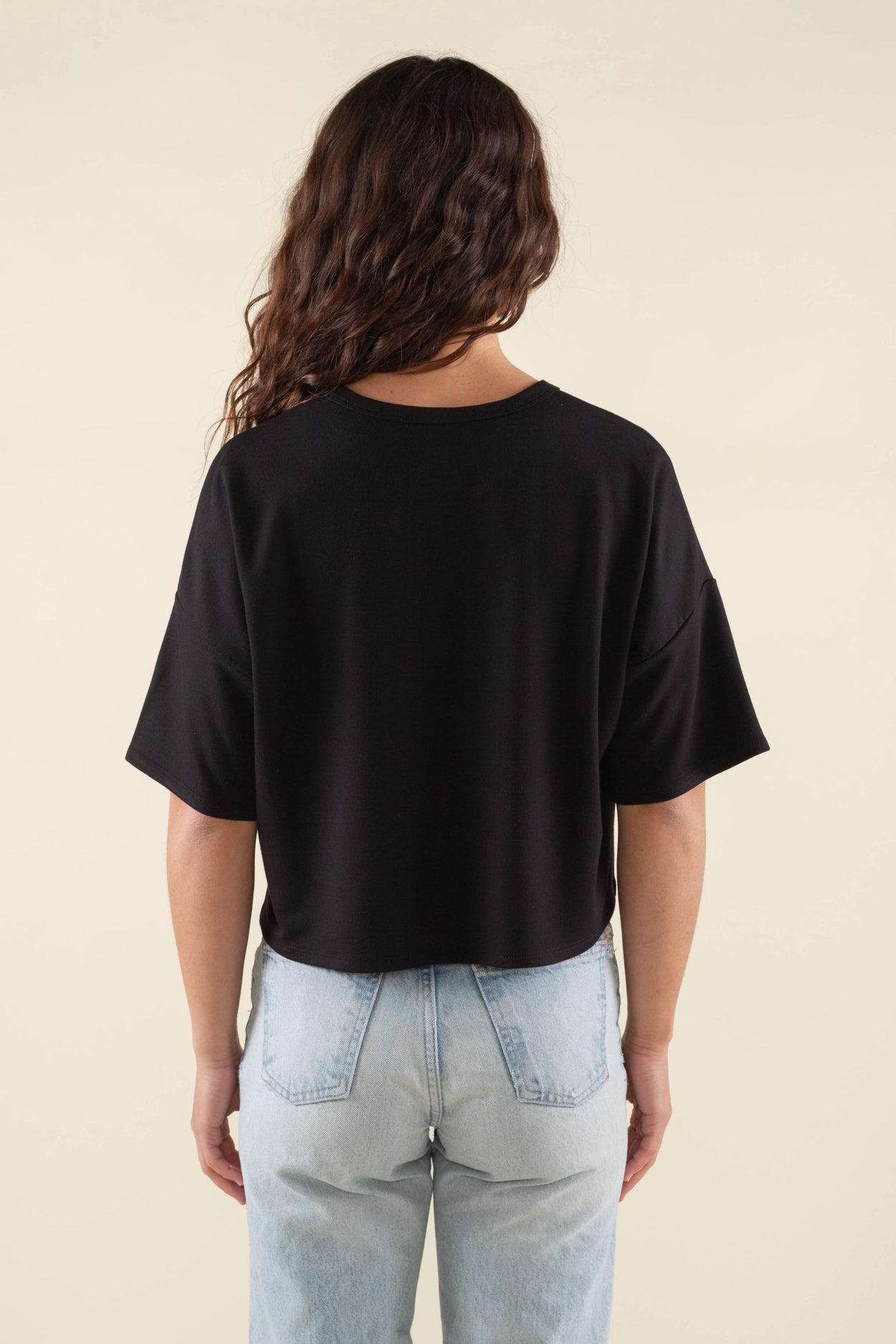 Cropped Luxe Tee