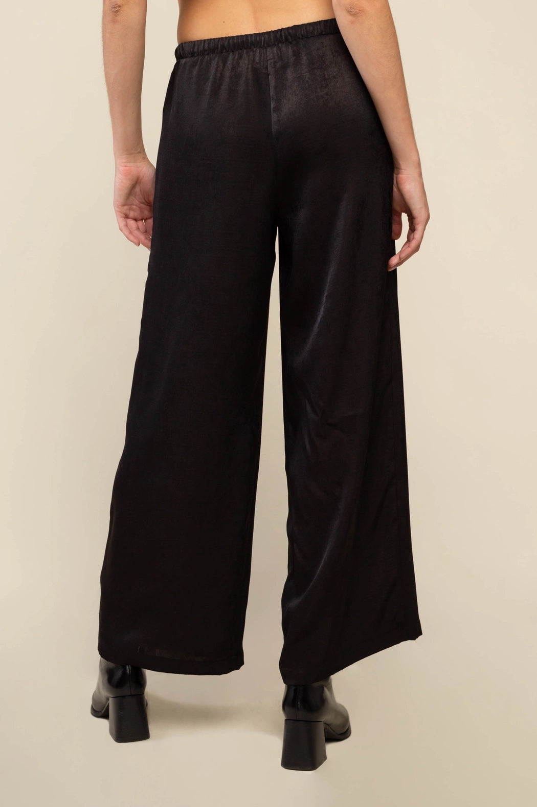 Satin Wide Leg Pant