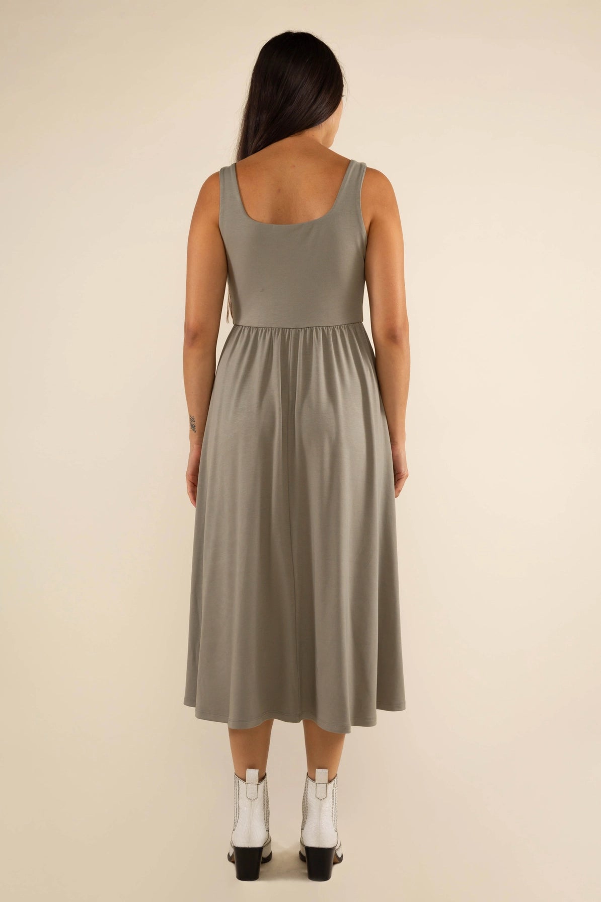 Sleeveless Swing Dress