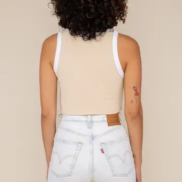 Cotton Spandex Triangle Tank