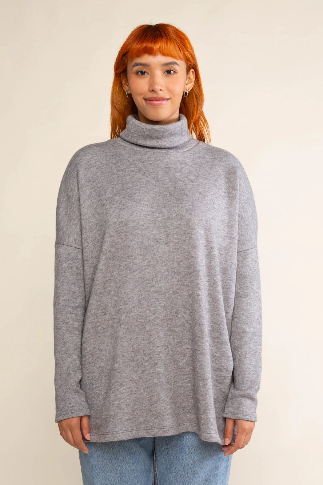Heavy Knit Turtleneck Tunic