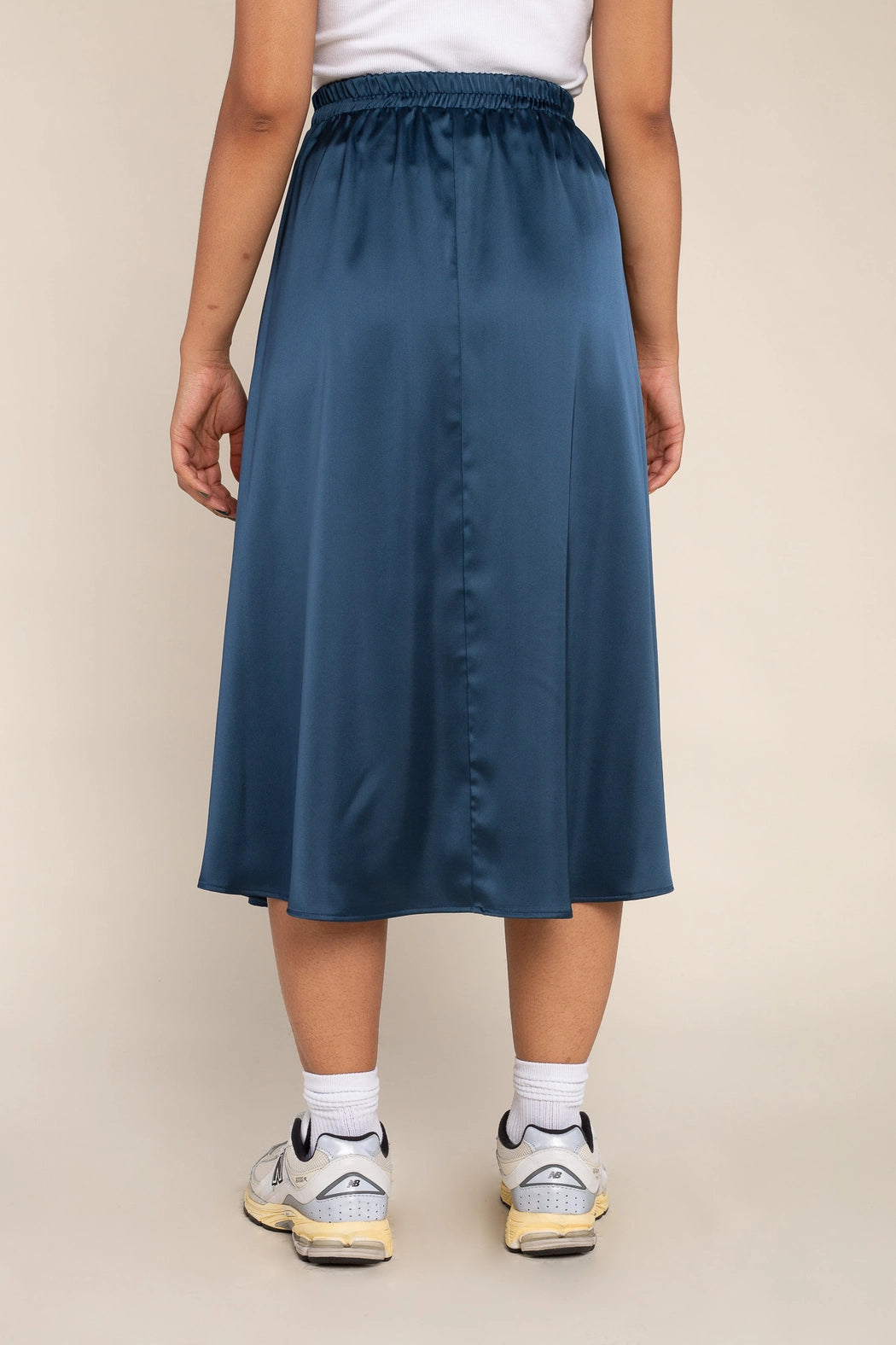 Satin Midi Skirt