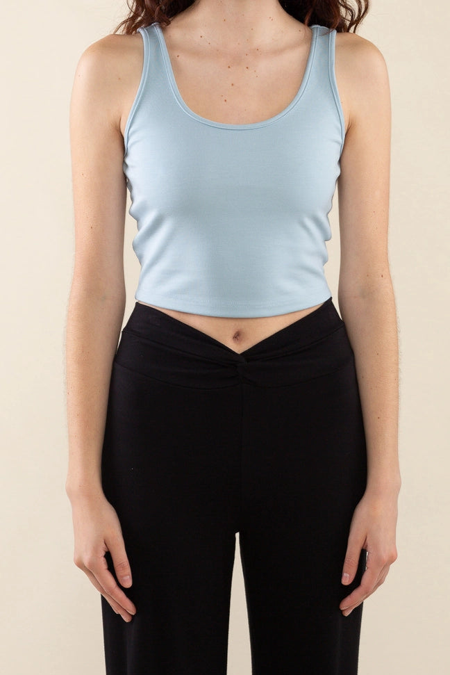 Cropped Basic Tank