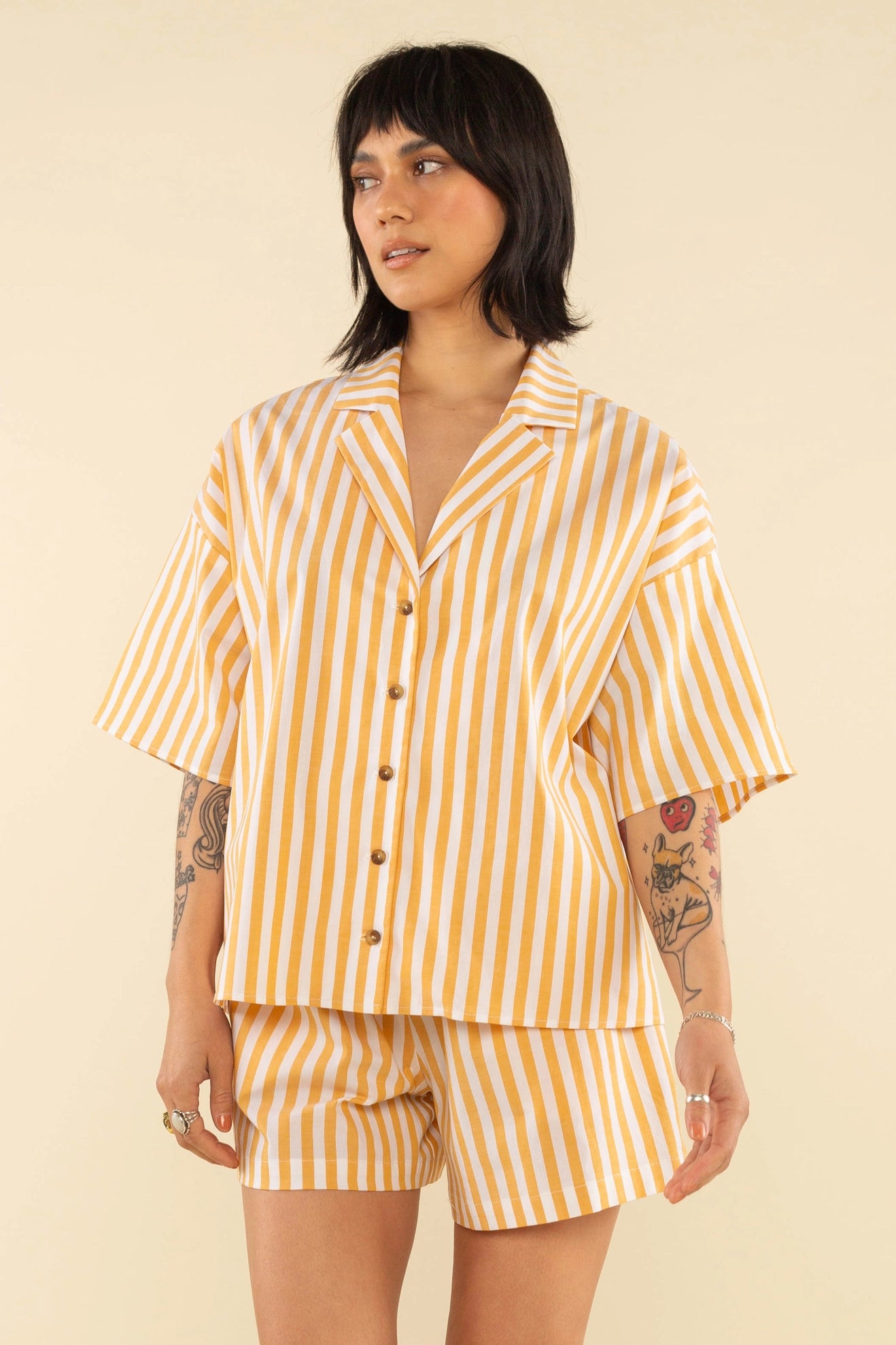Short Sleeve Button Up