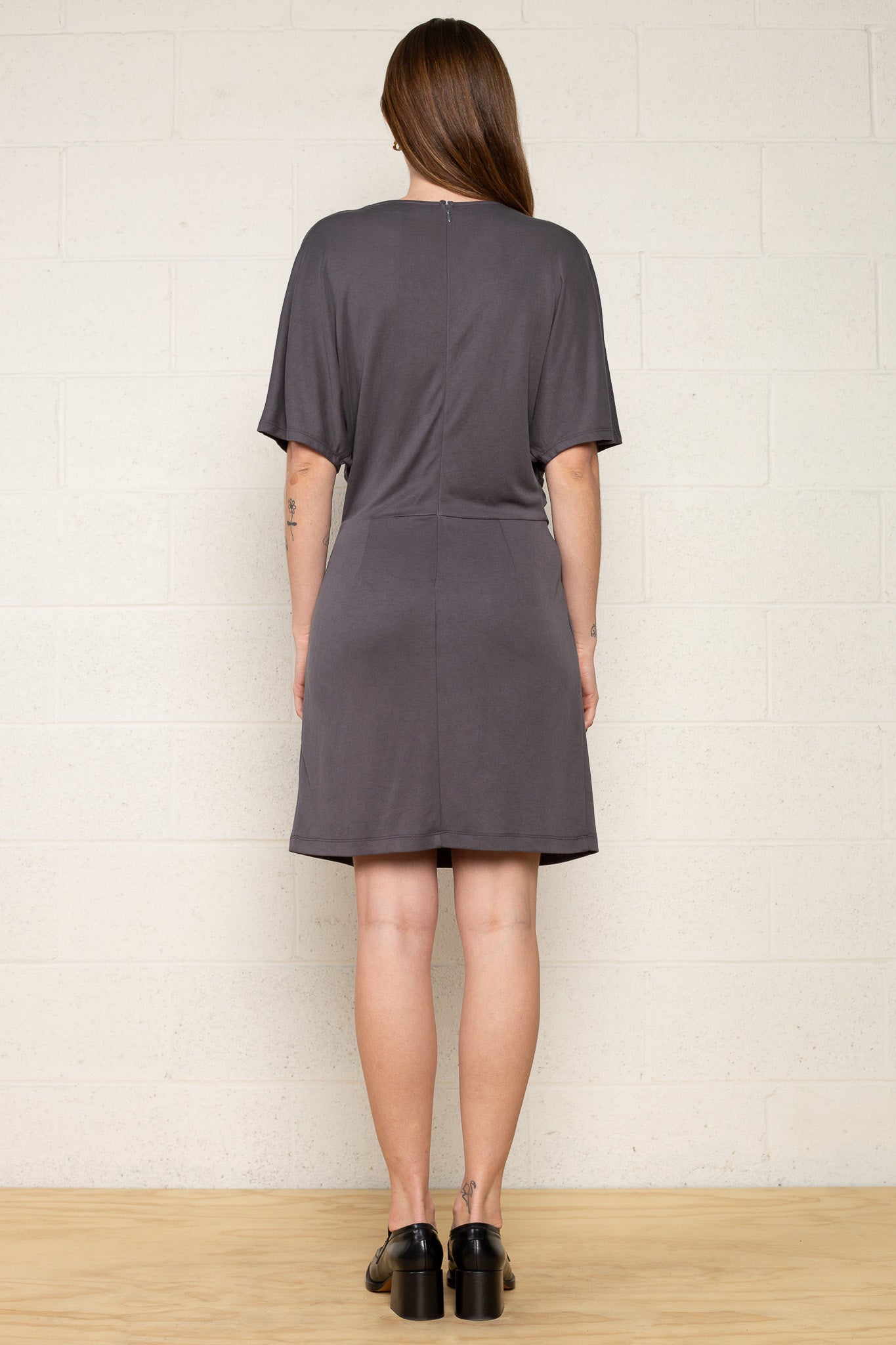 Drape Front Dress