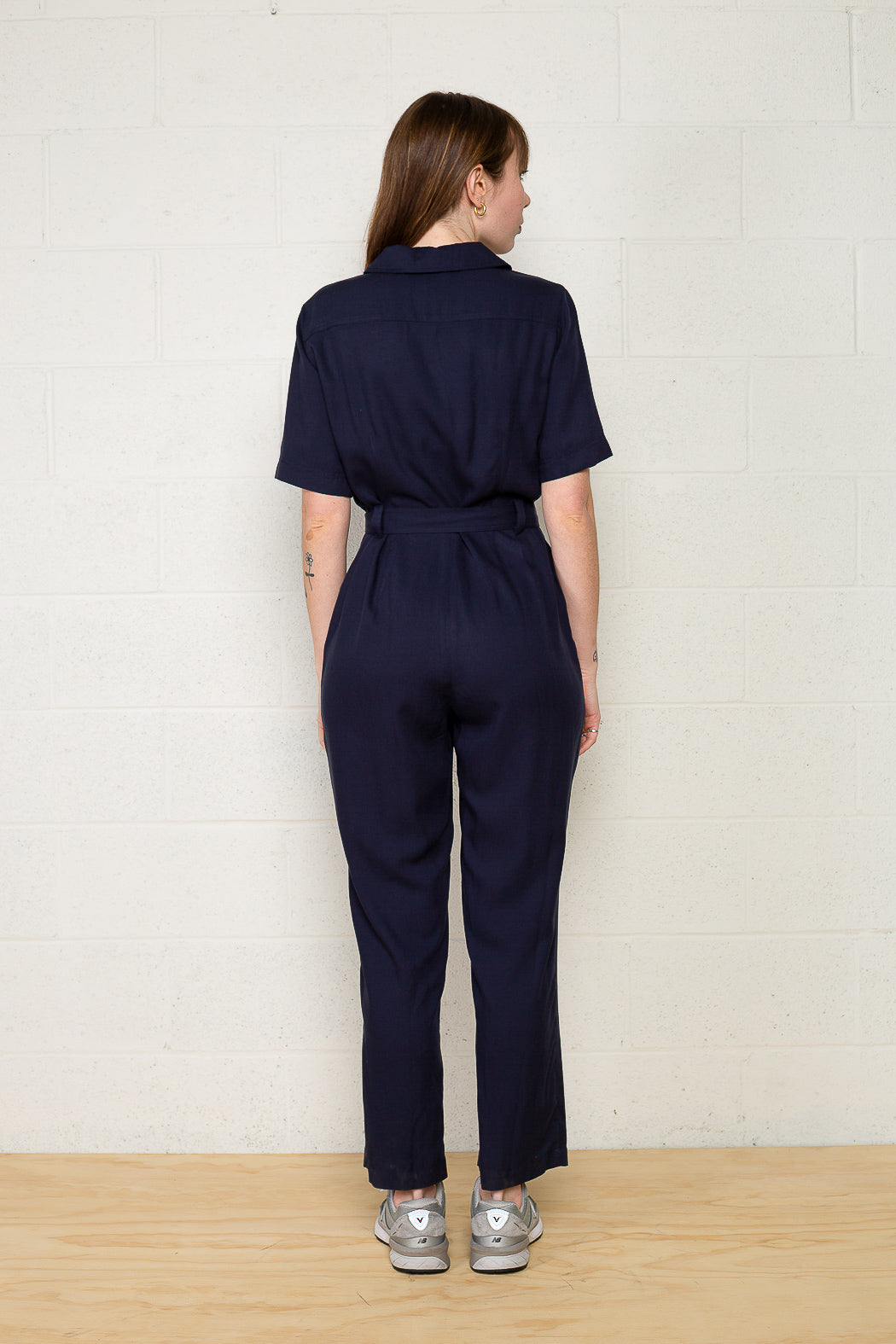 Tencel Jumpsuit - Navy