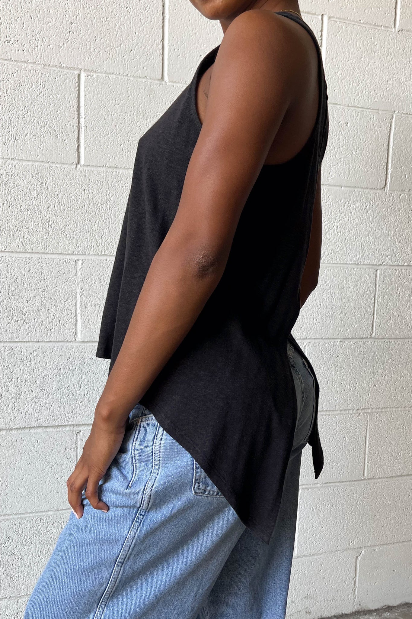 Hemp Muscle Tank - Black