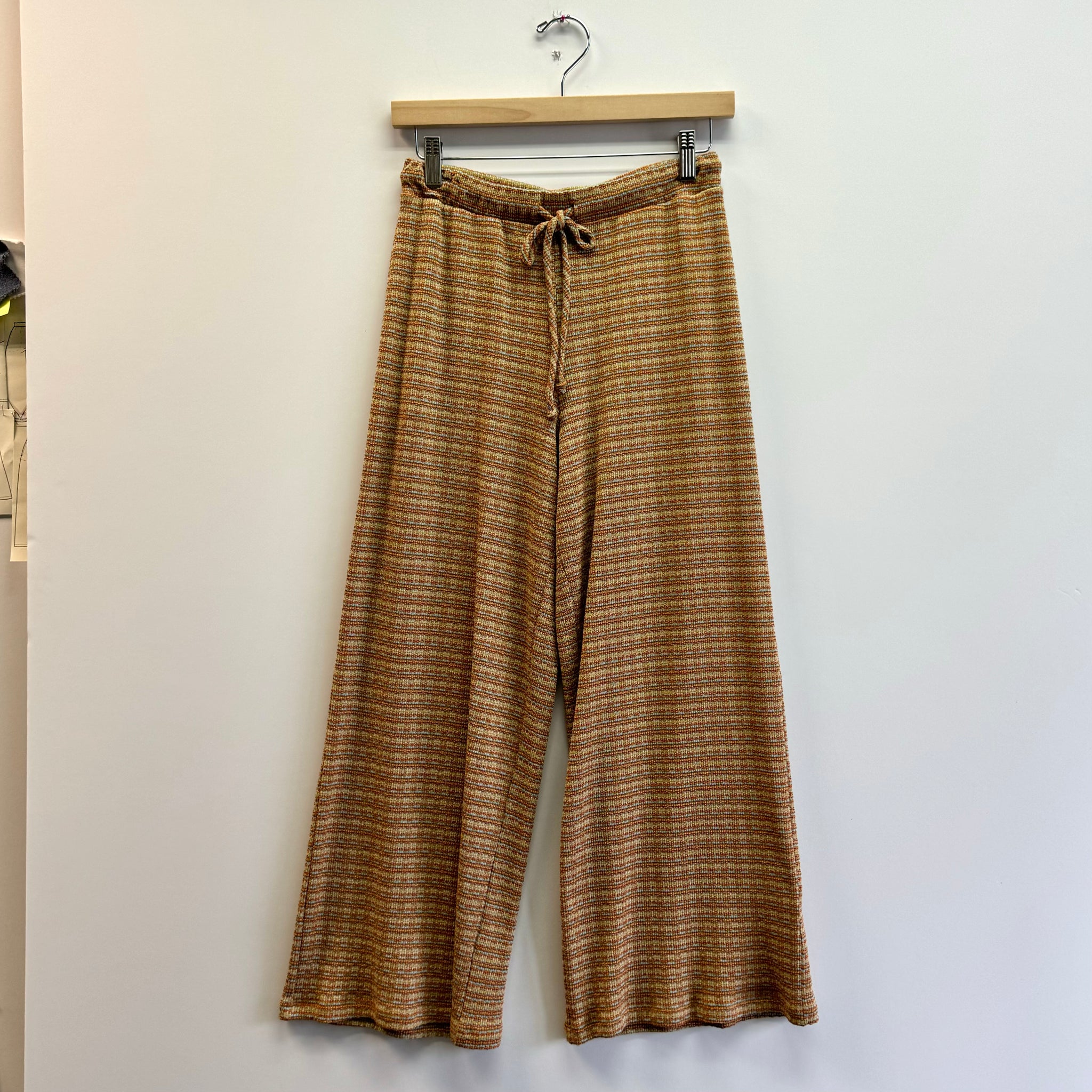 Striped Coulette Pant - Rust/Gold