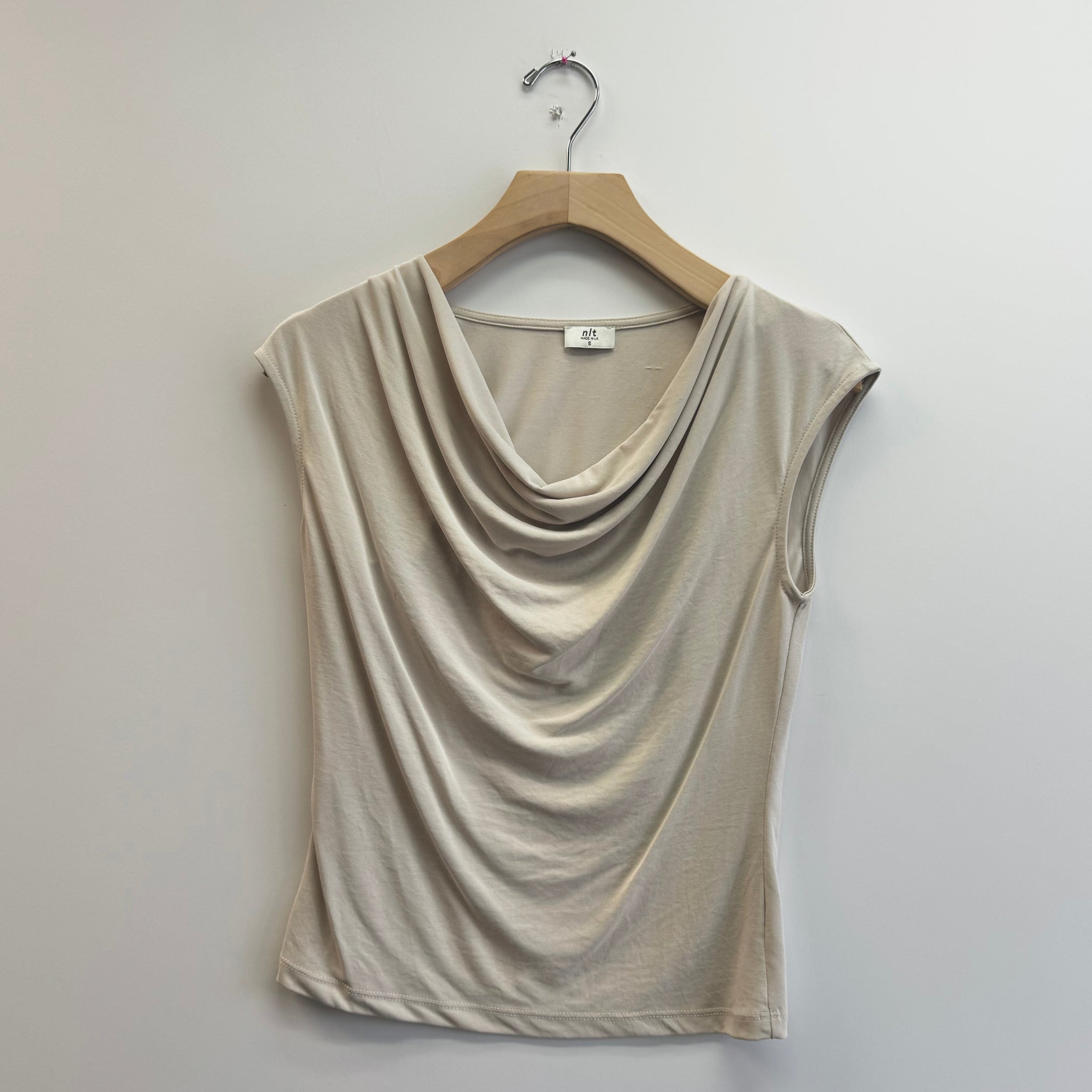 Cowel Neck Top - Oatmeal