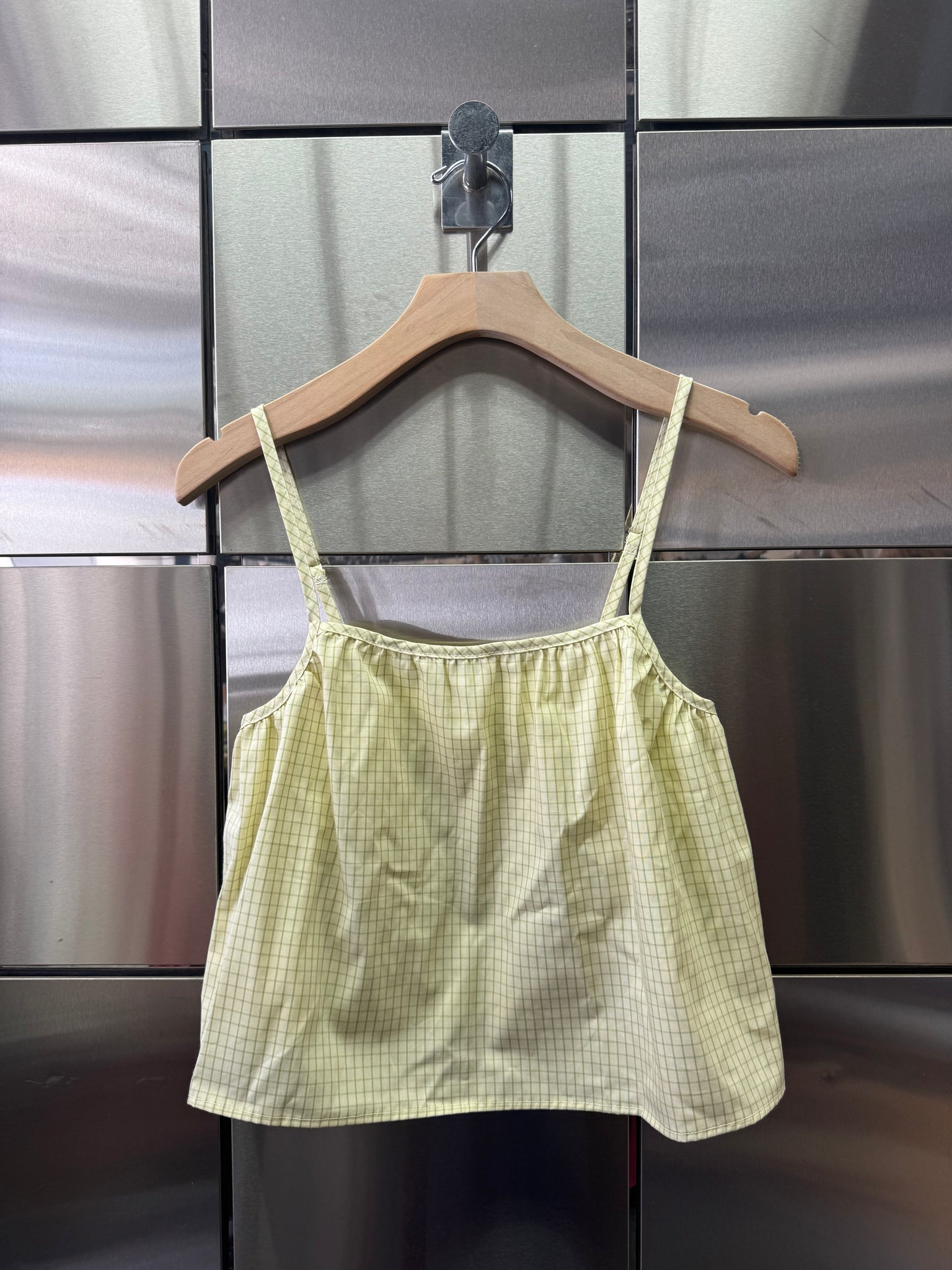 Deadstock A-Line Check Blouse