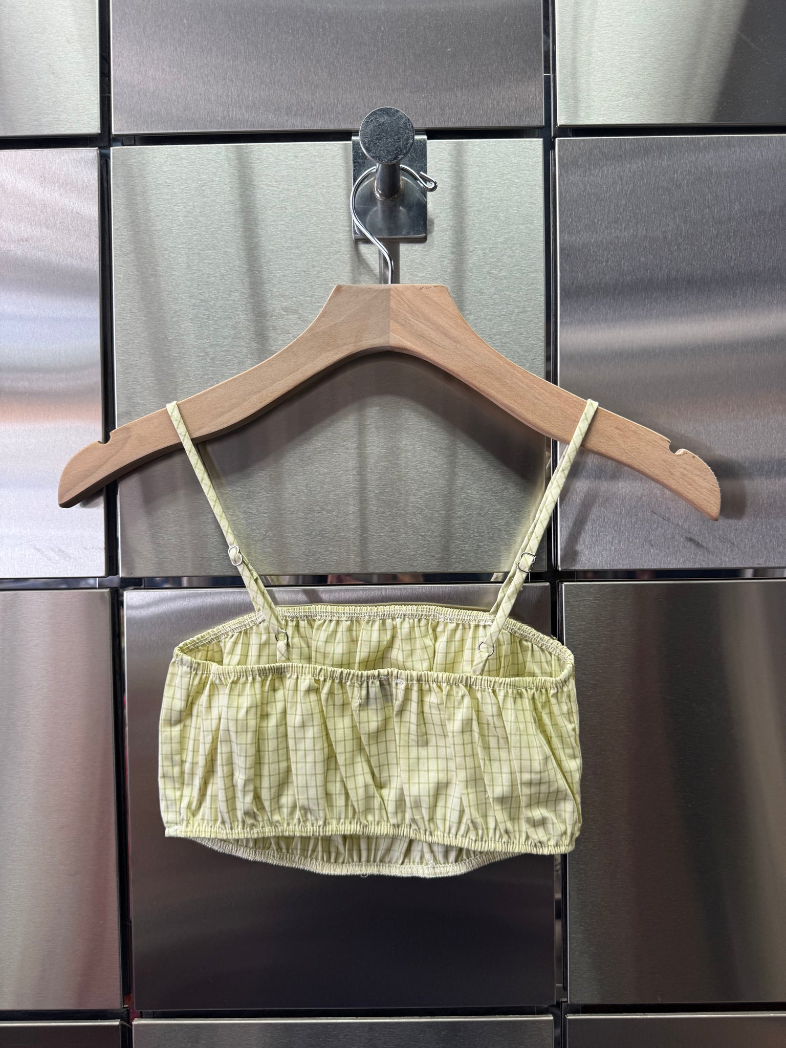 Deadstock Check Bralette