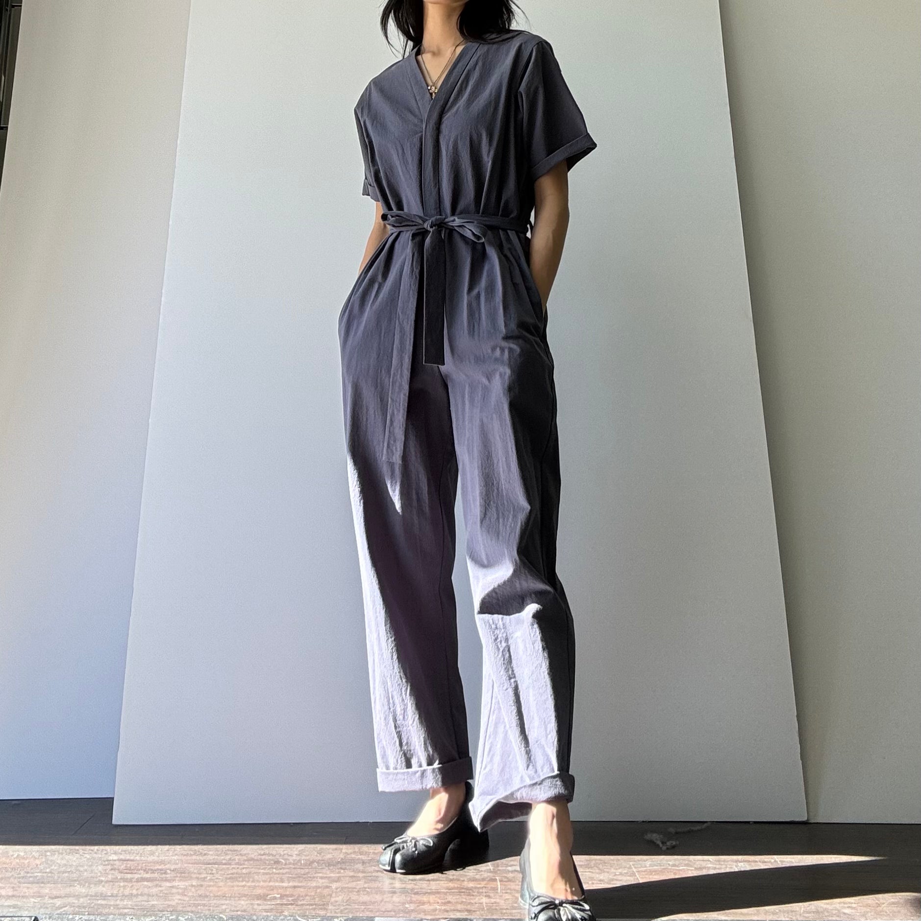 Denim Jumpsuit - Slate