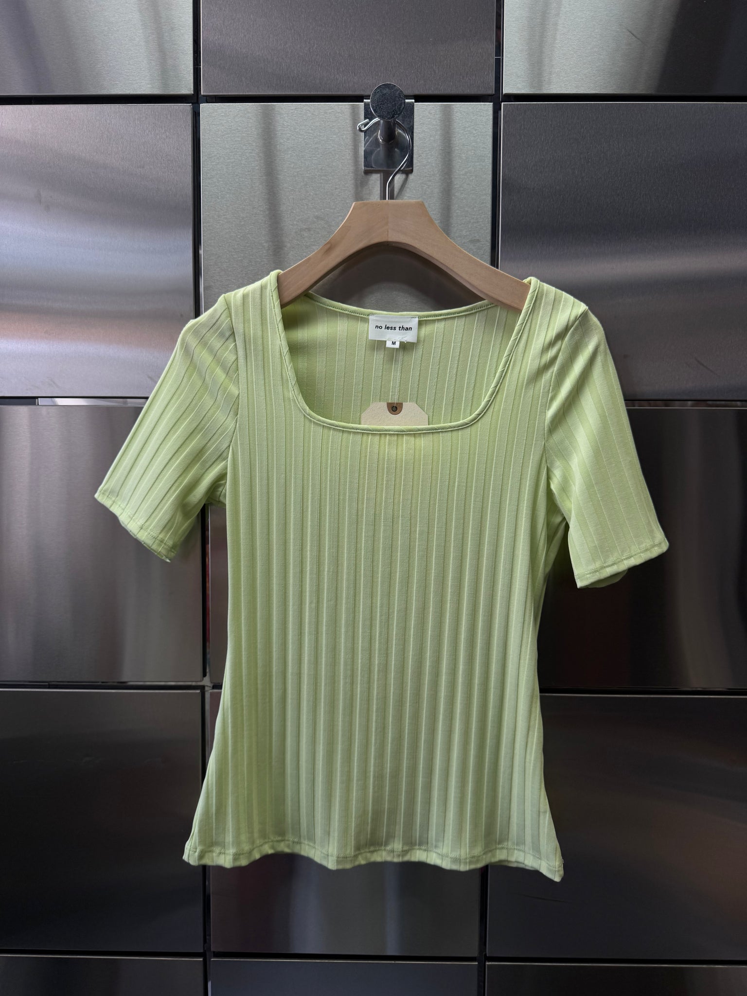 Square Neck Rib Tee
