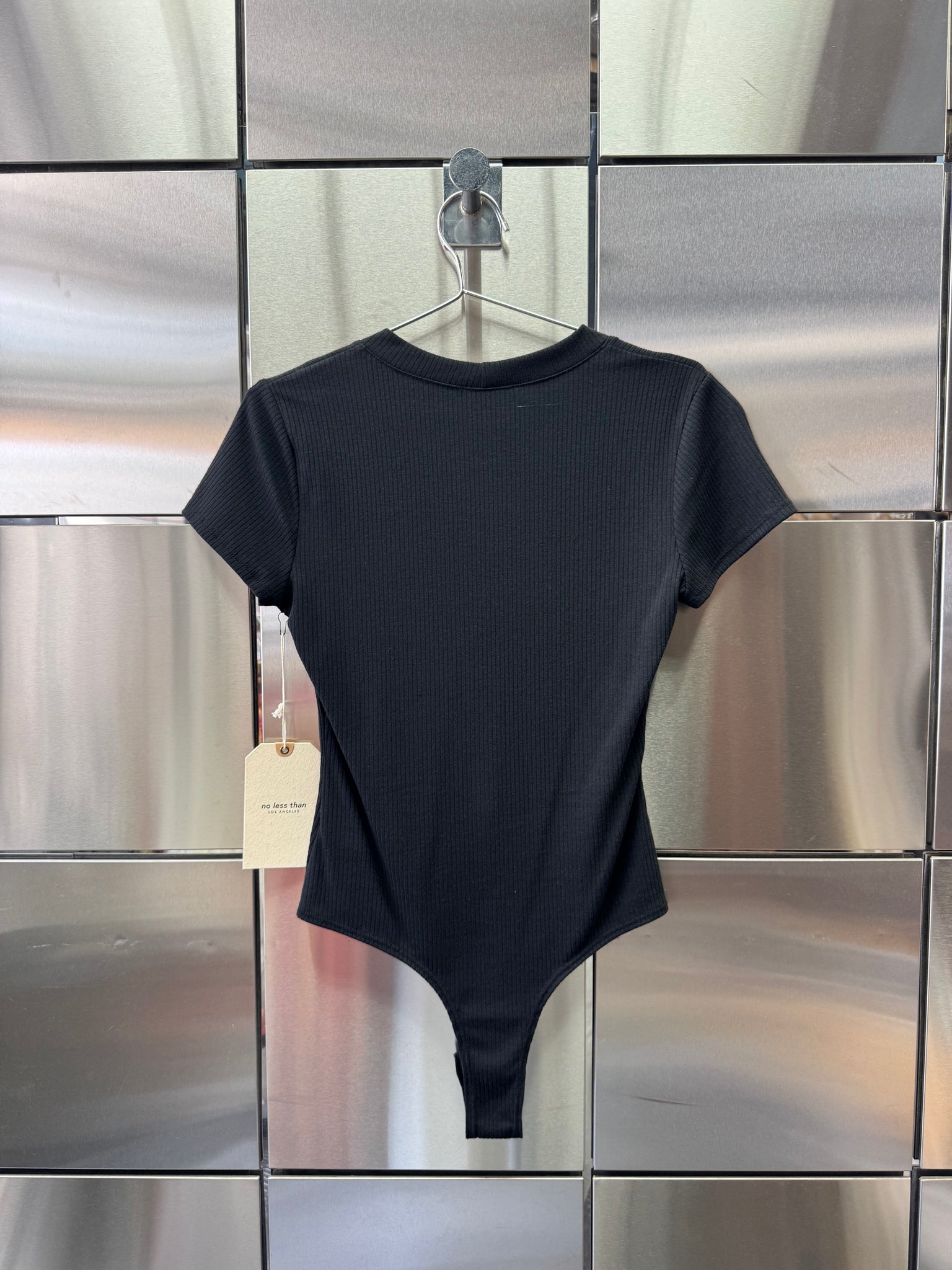 Rib Short Sleeve Bodysuit