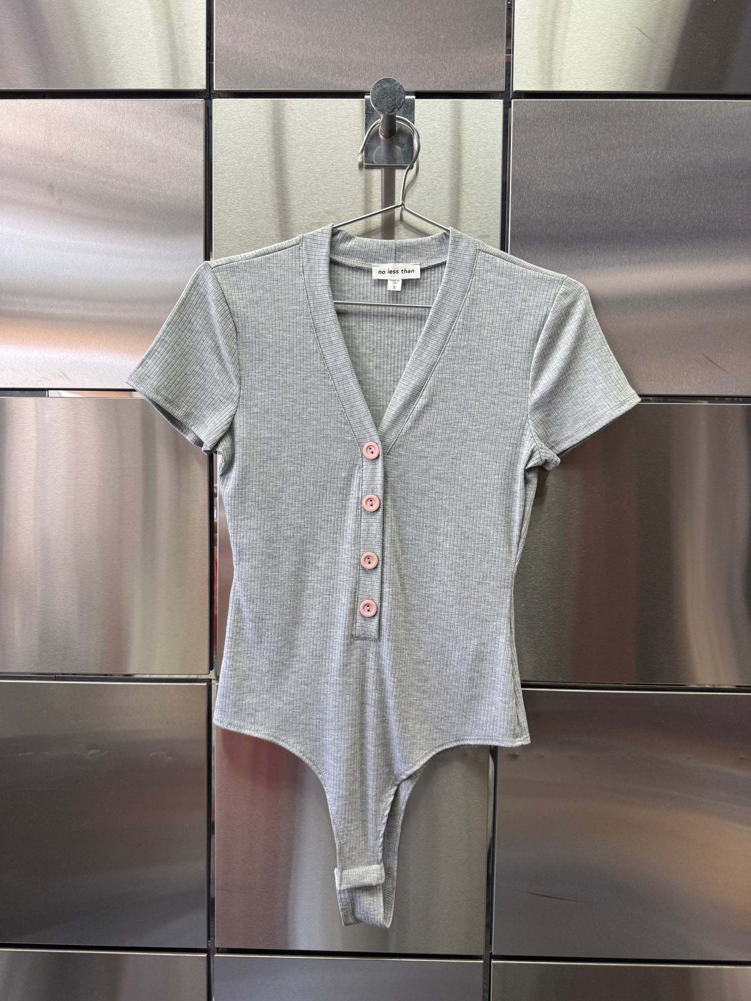 Rib Short Sleeve Bodysuit