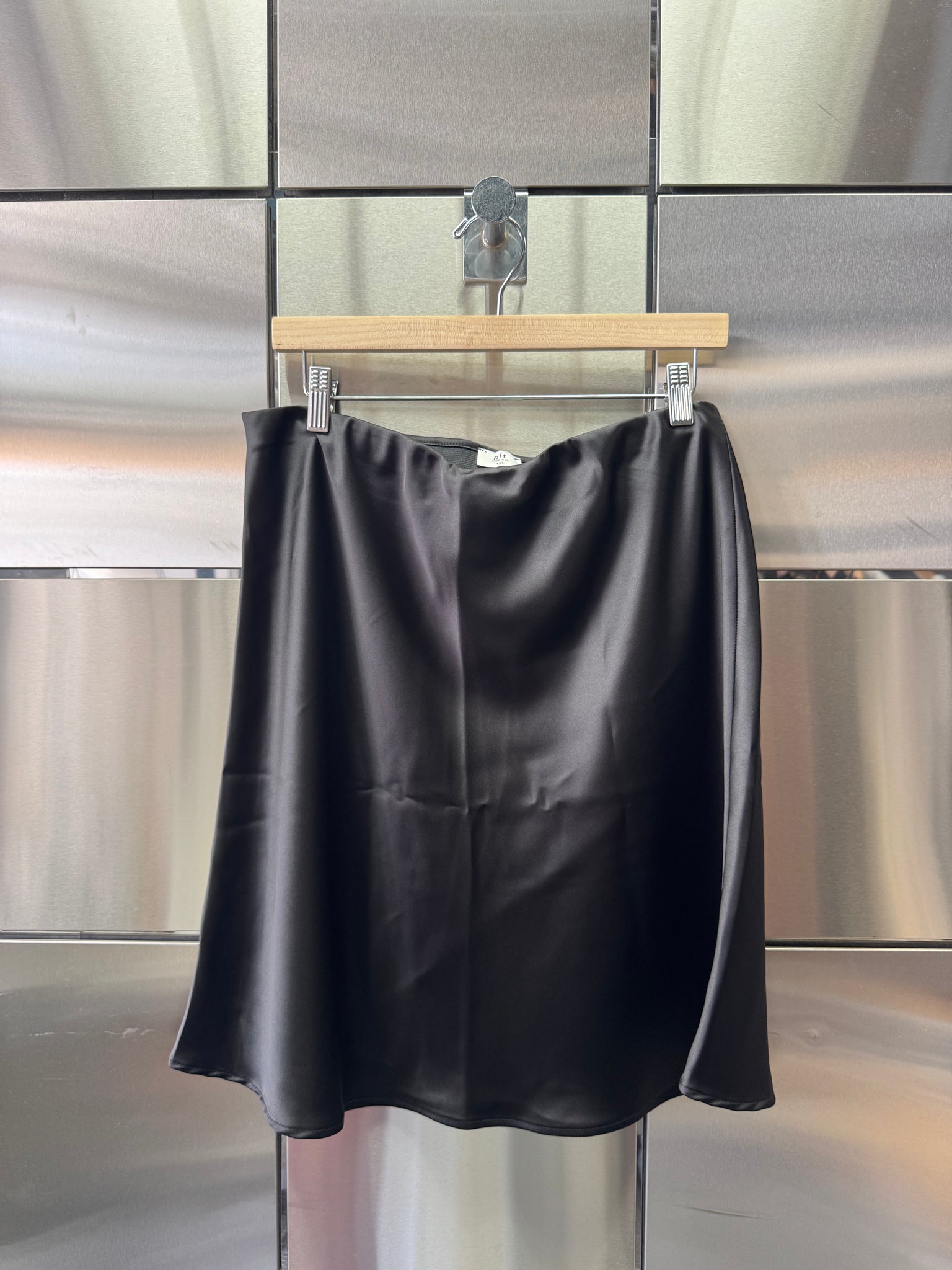 Satin Mini Skirt