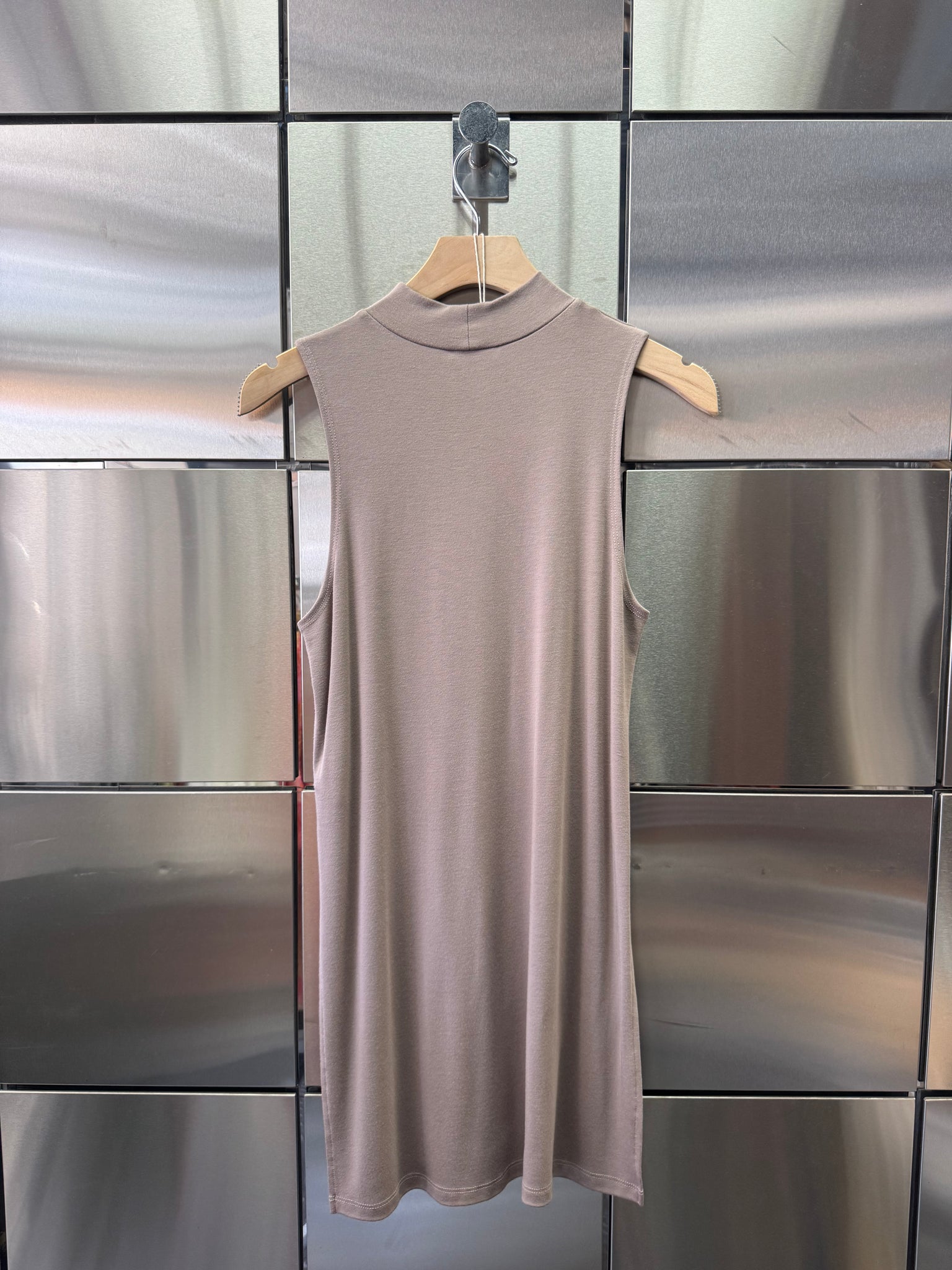 Mock Neck Tunic Tank
