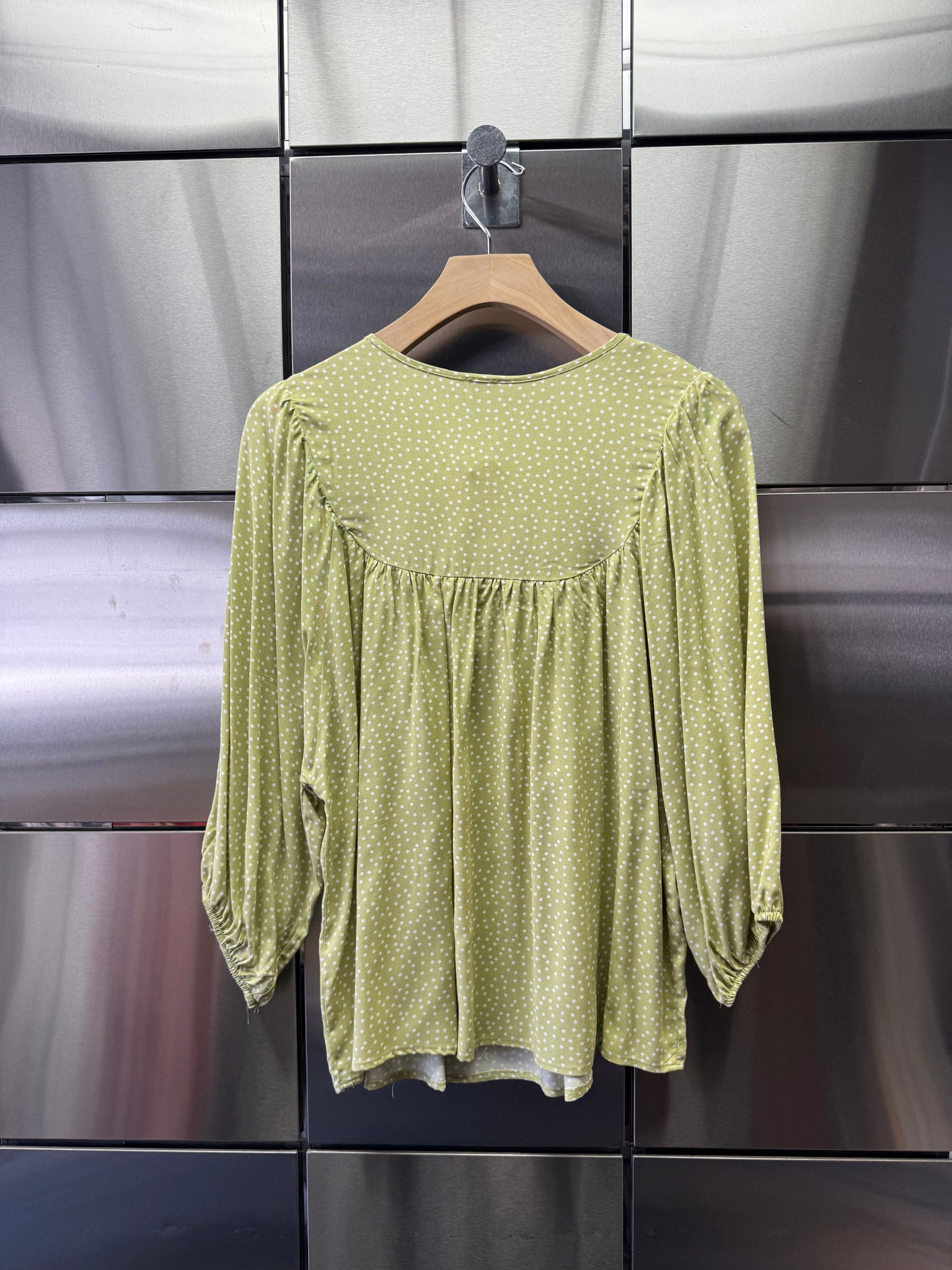 Dot Tie Blouse