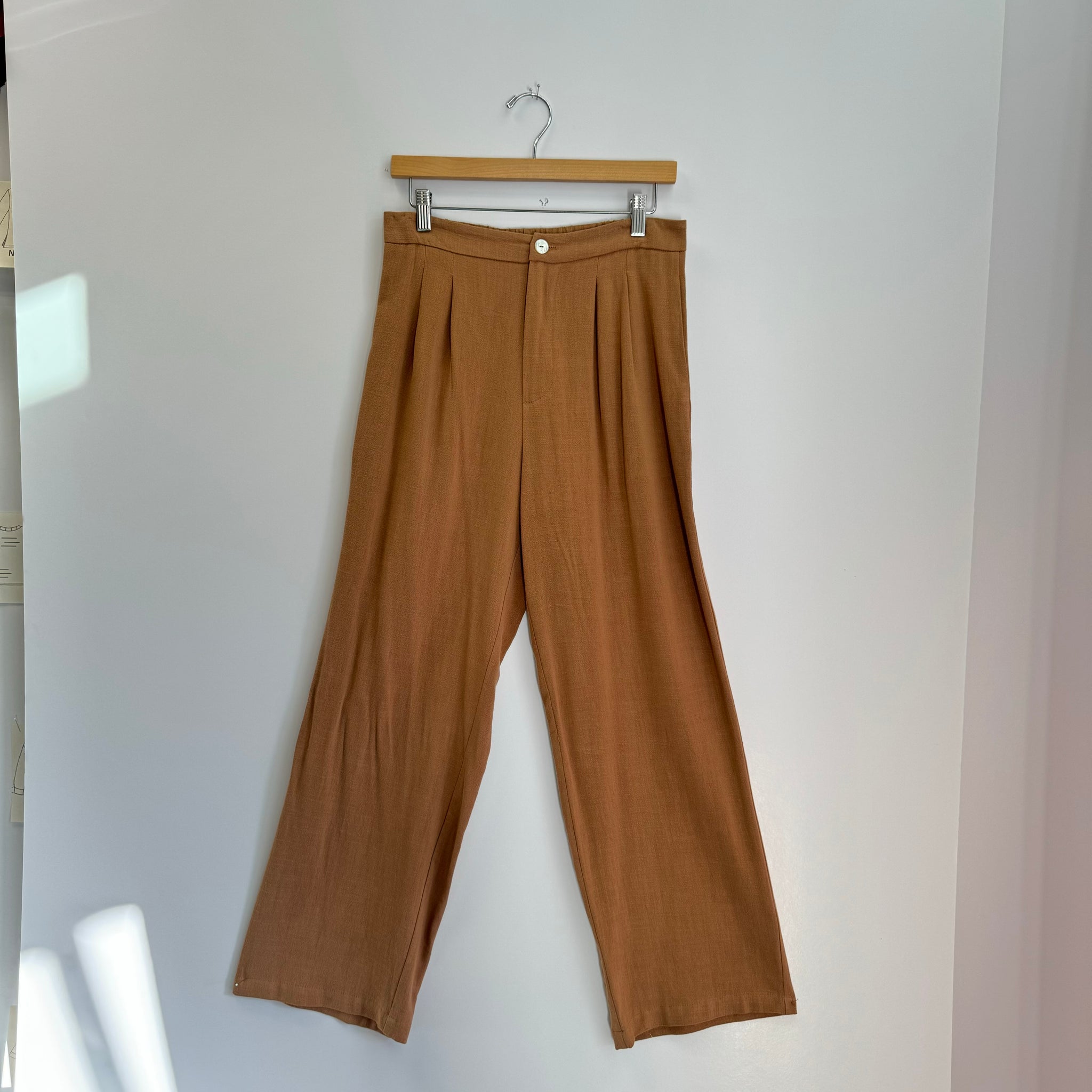 Misty Linen Trousers - Desert Tan