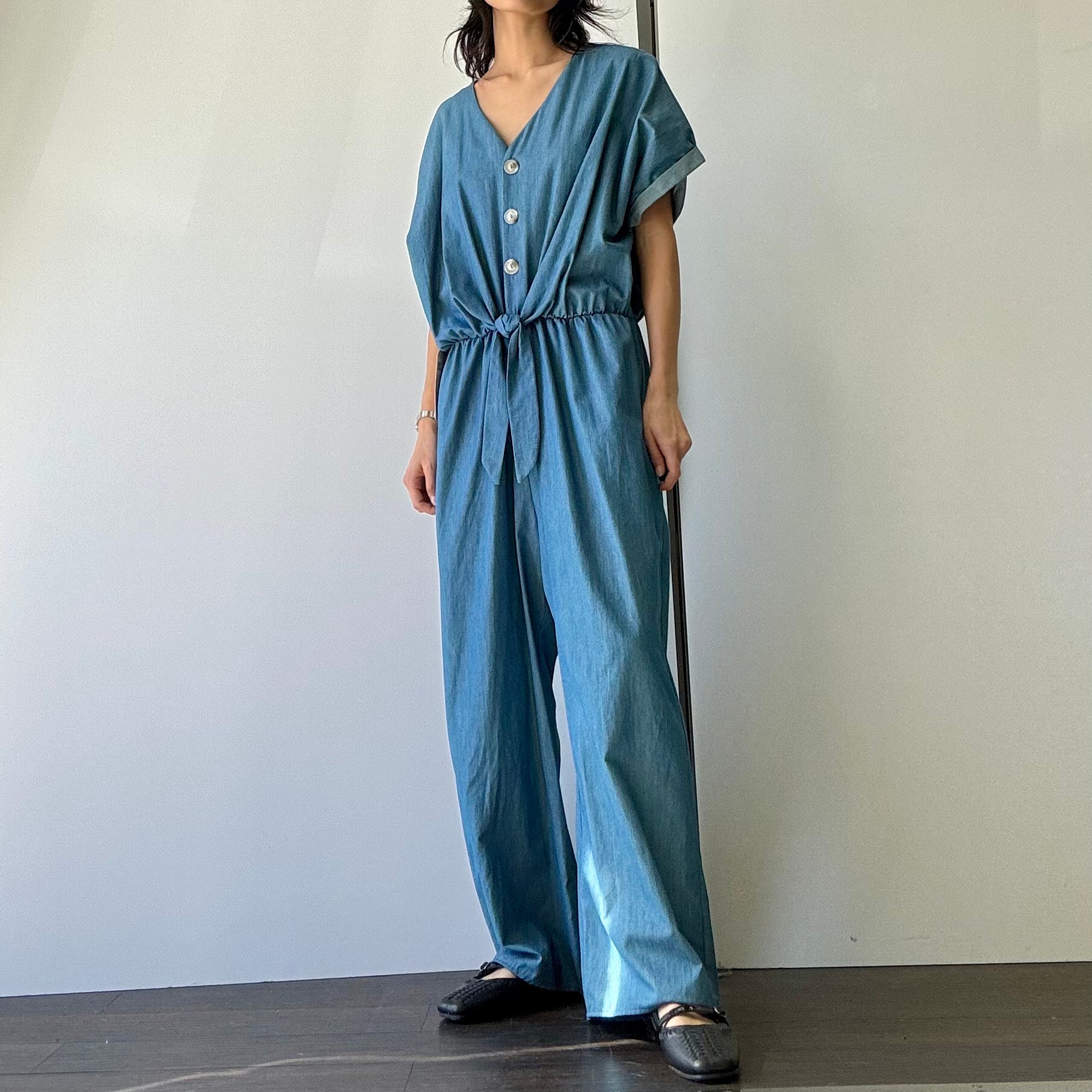 Denim Jumpsuit - Denim