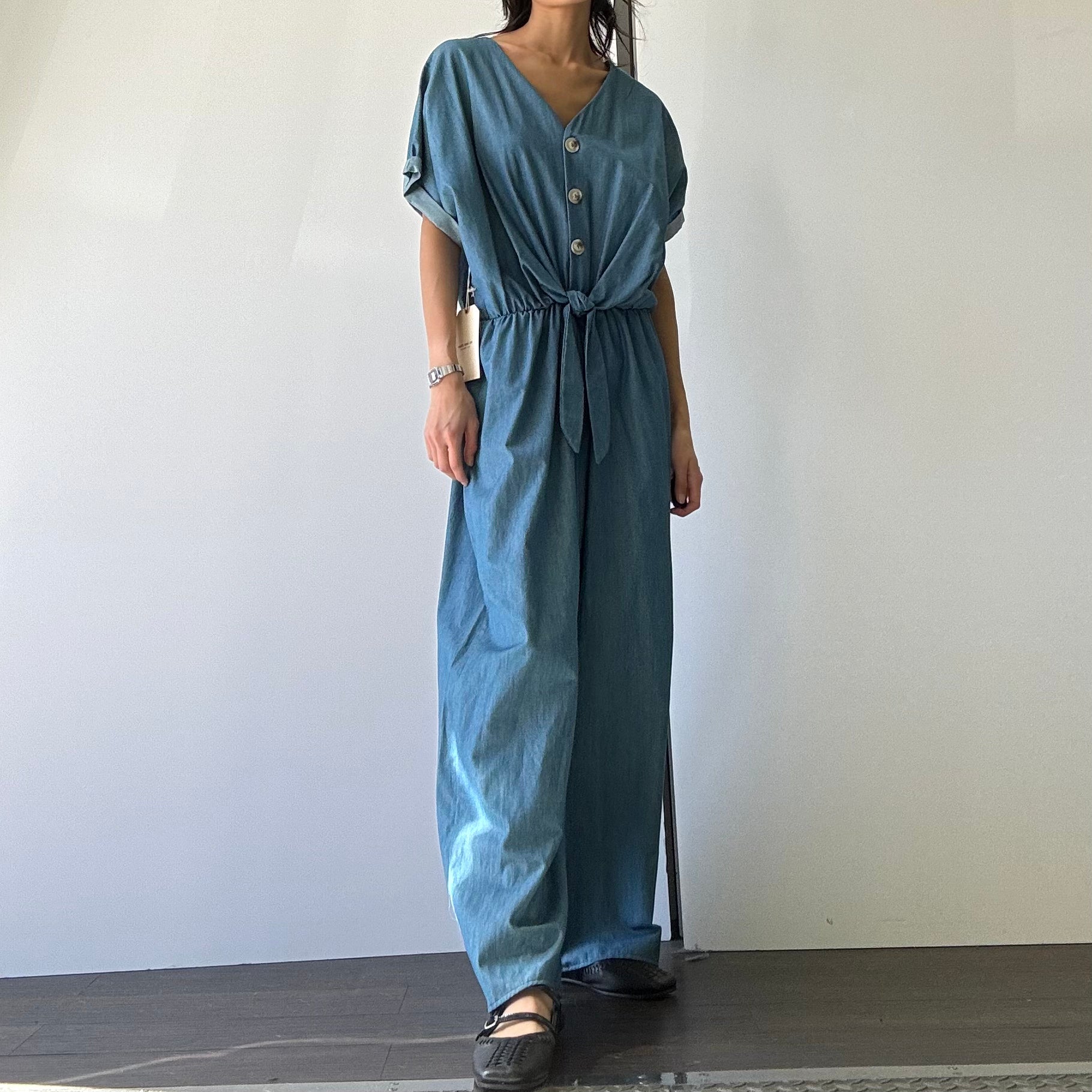 Denim Jumpsuit - Denim