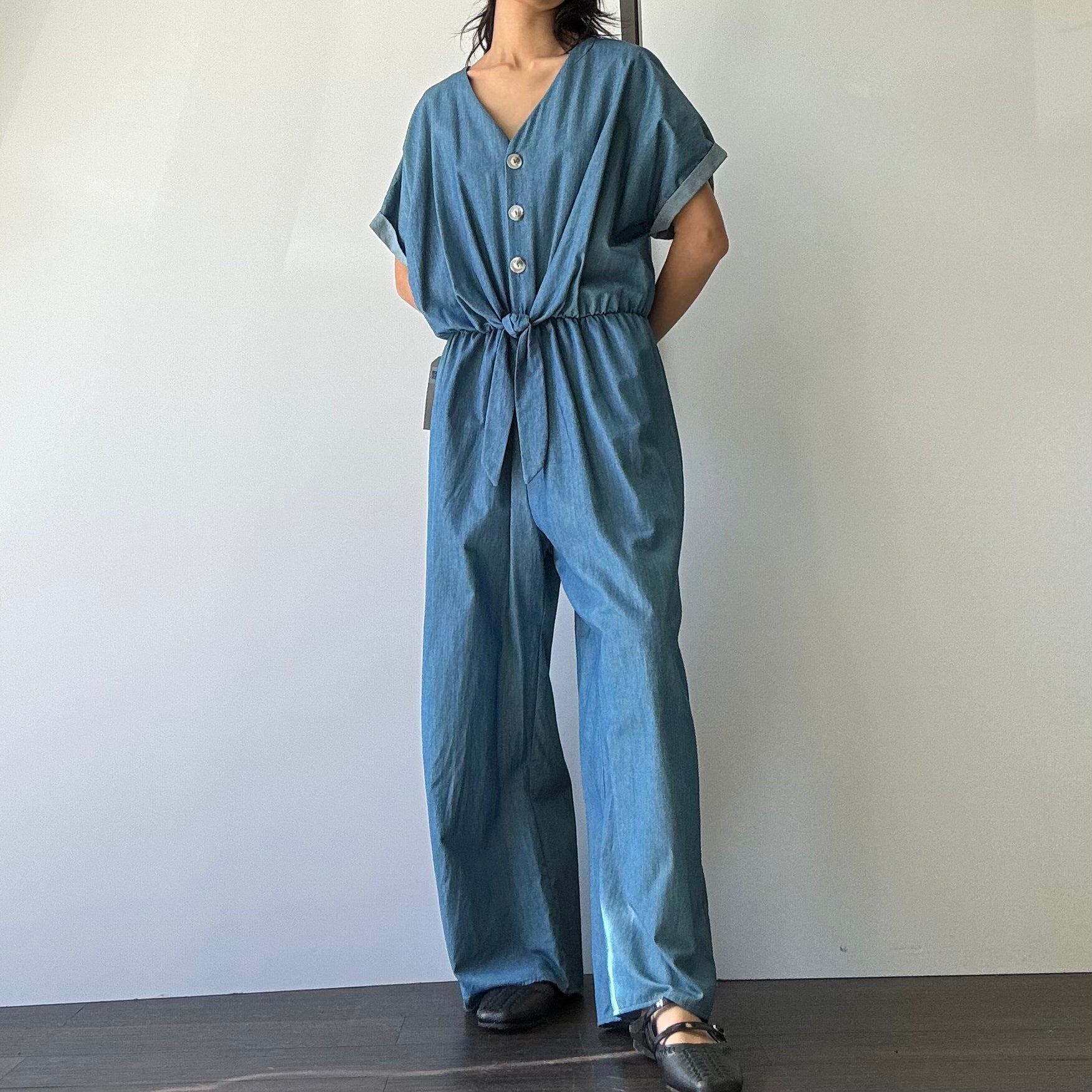 Denim Jumpsuit - Denim