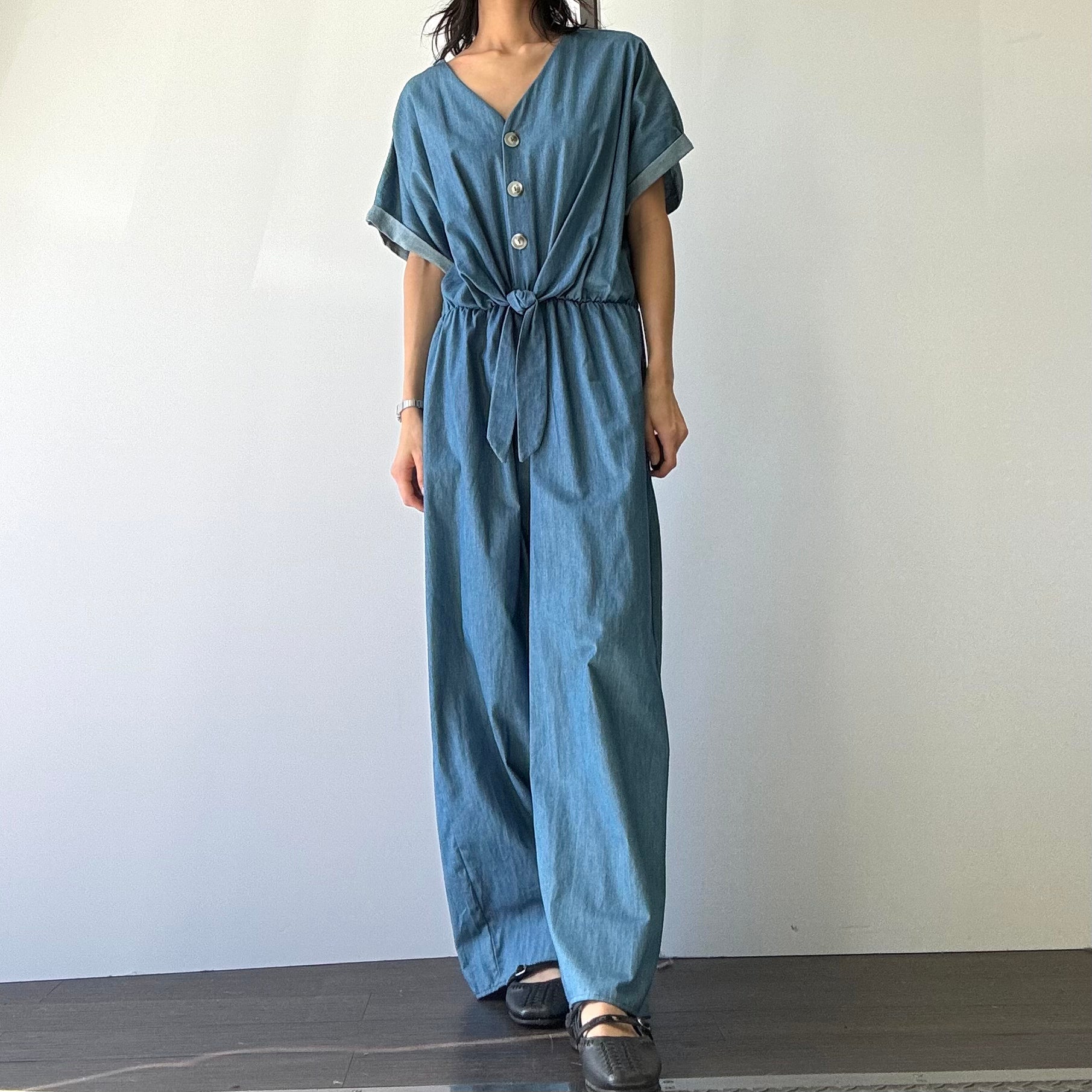 Denim Jumpsuit - Denim