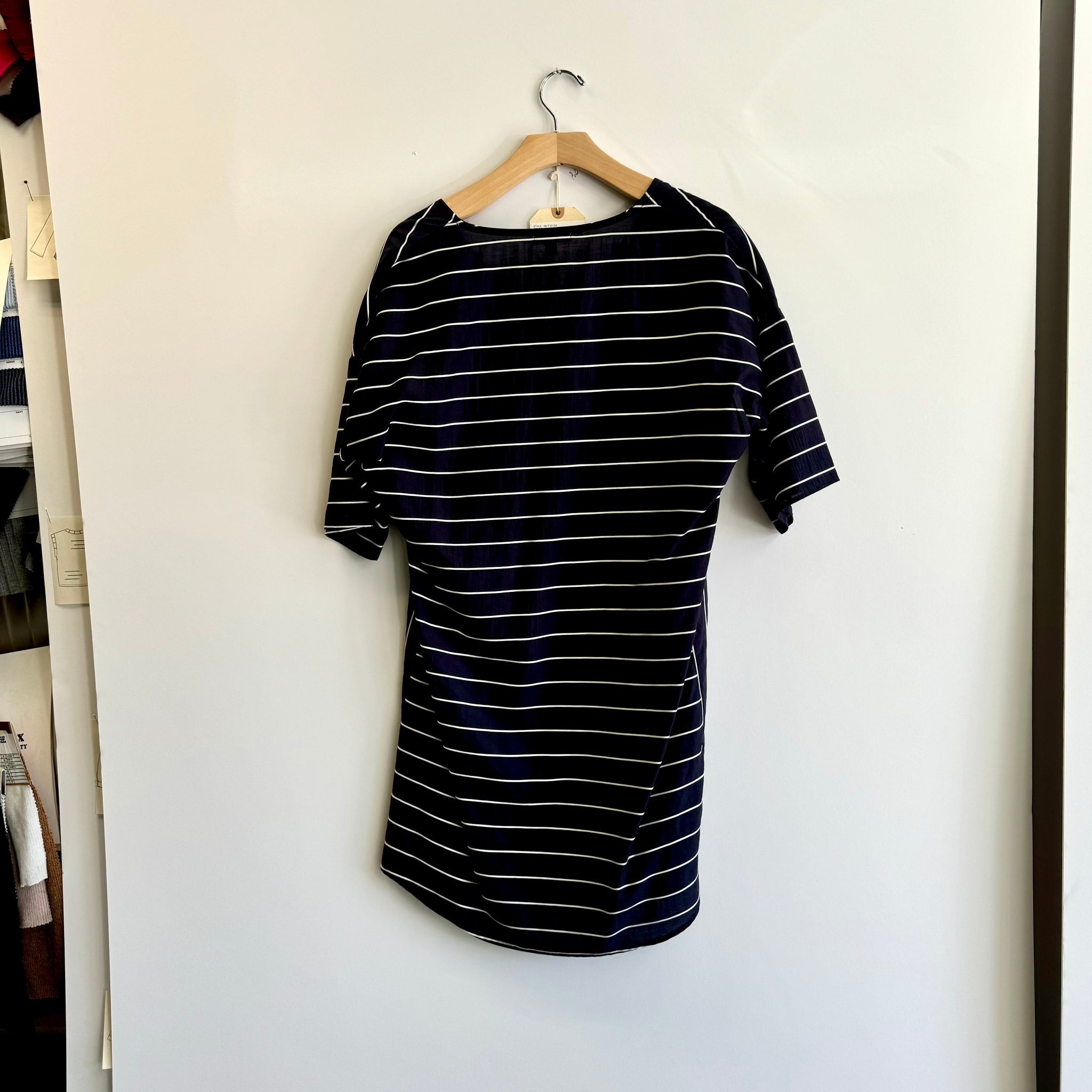 Stripe Tunic Dress - Navy