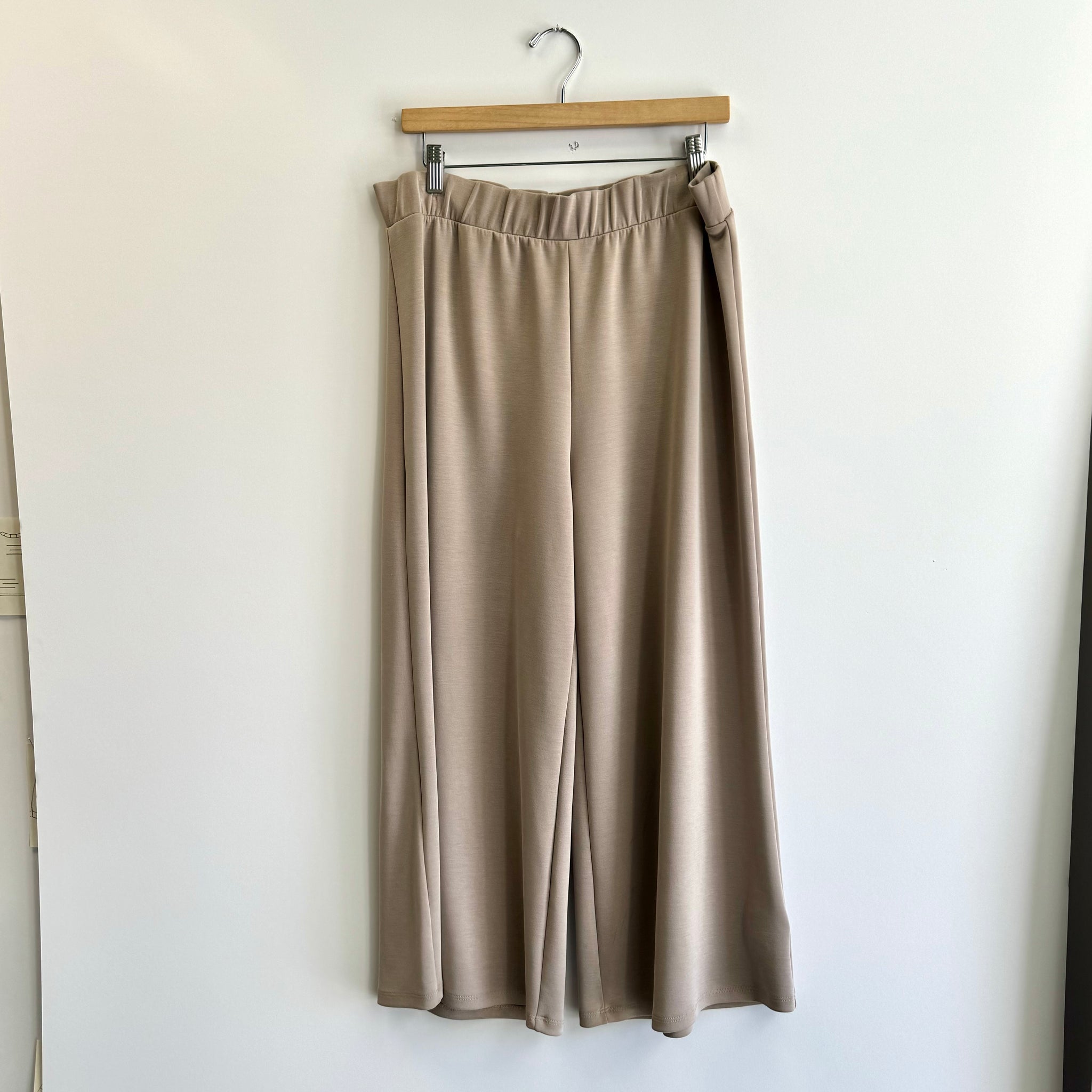 Modal Scuba Culette Pant - Taupe