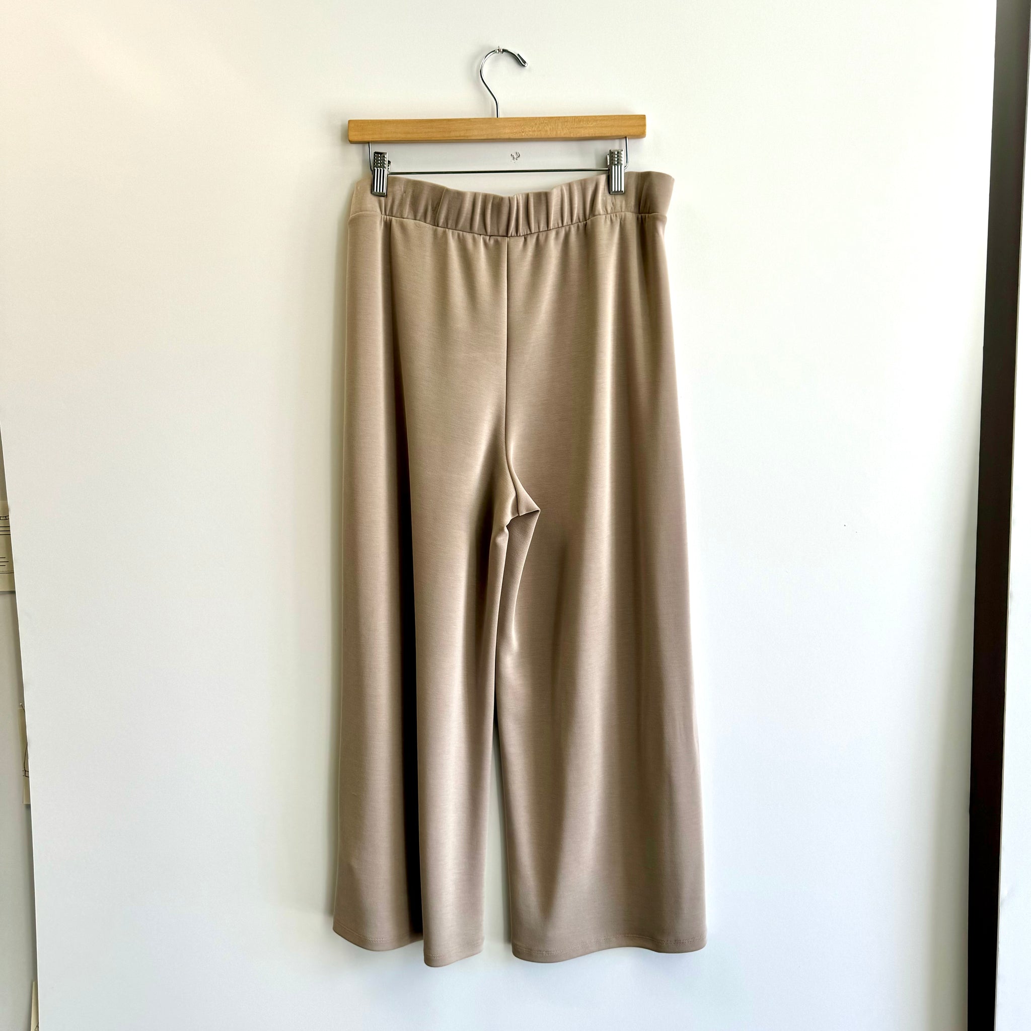 Modal Scuba Culette Pant - Taupe