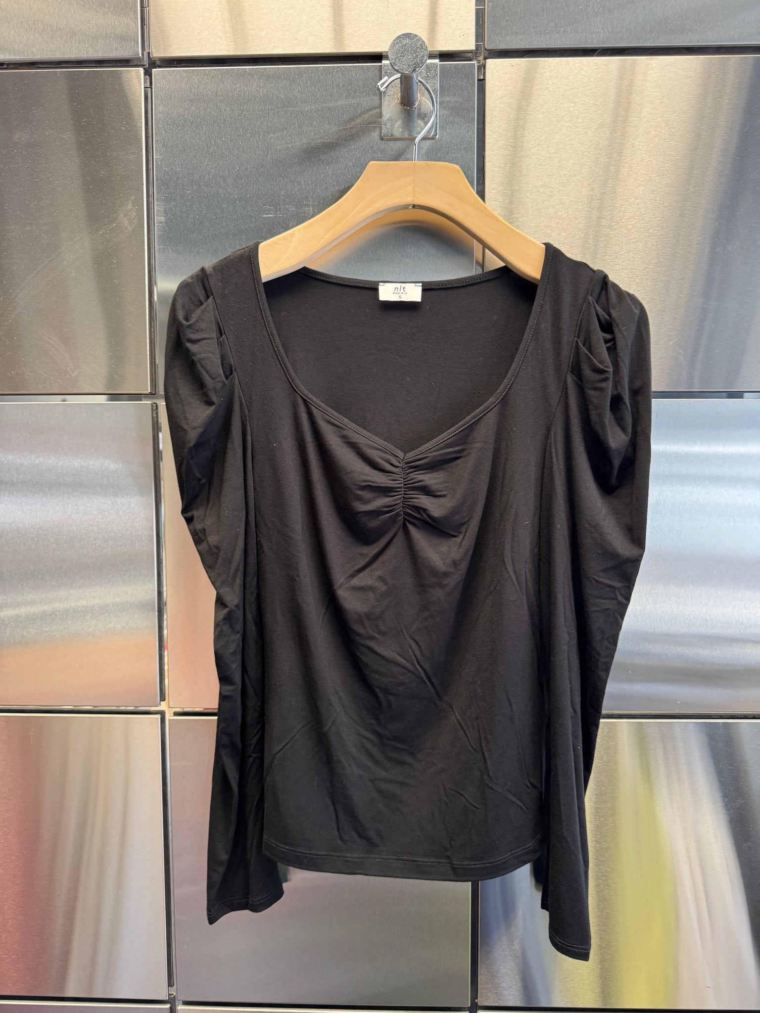 Puff Shoulder Long Sleeve